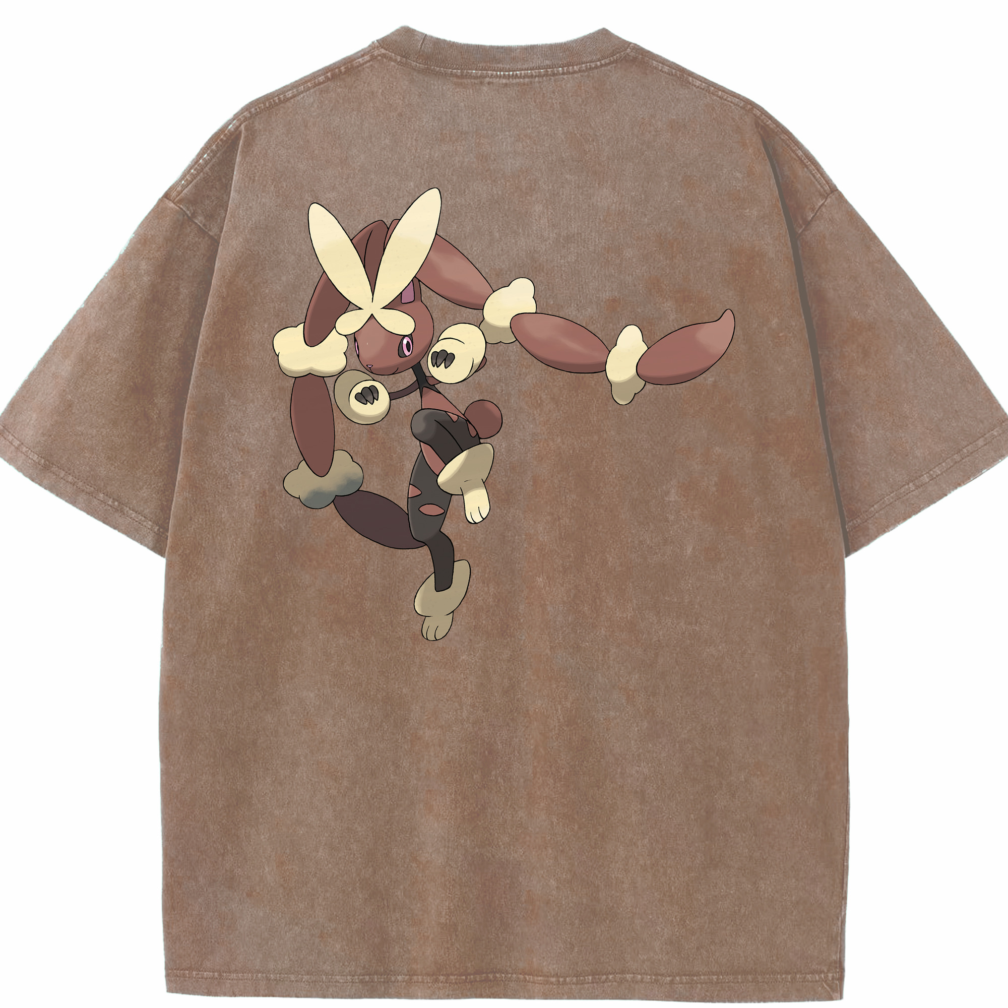 （画像用） ポケットモンスター Pokémon 綿100% ヴィンテージ風 半袖Tシャツ（背面プリント）