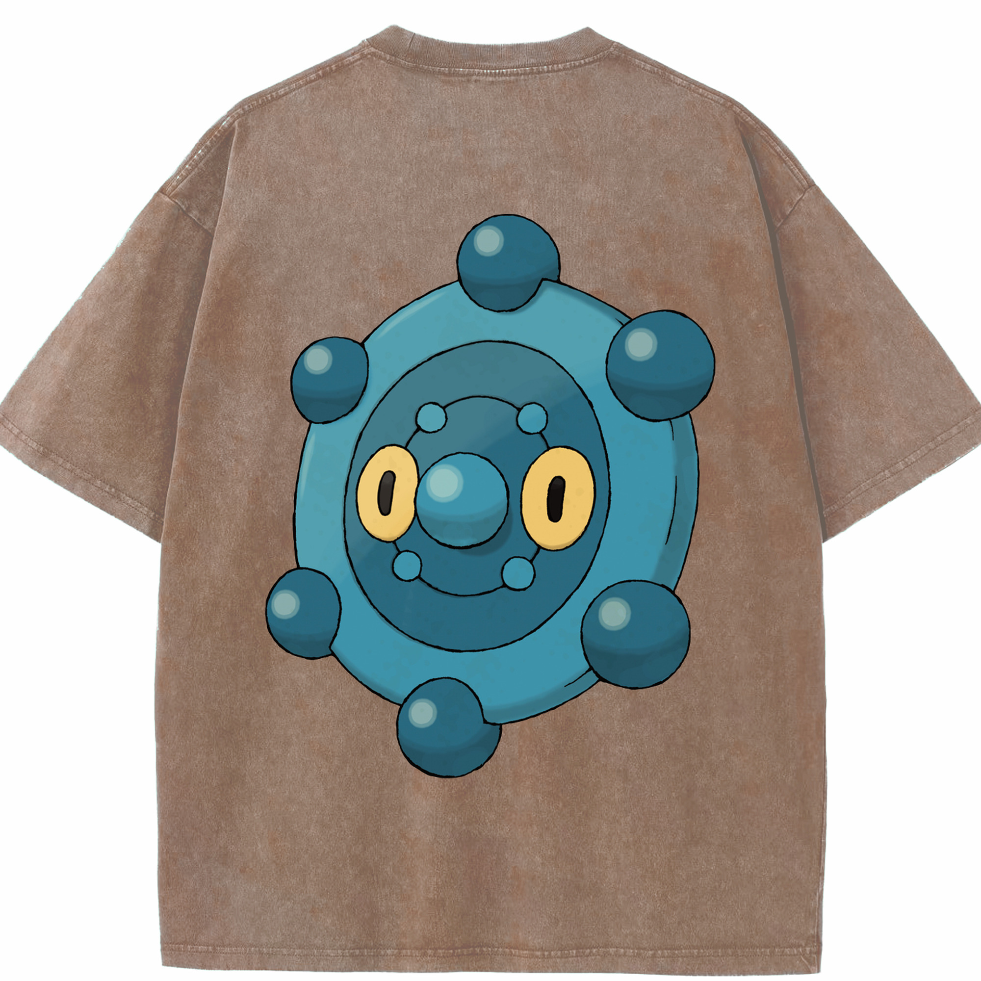 （画像用） ポケットモンスター Pokémon 綿100% ヴィンテージ風 半袖Tシャツ（背面プリント）