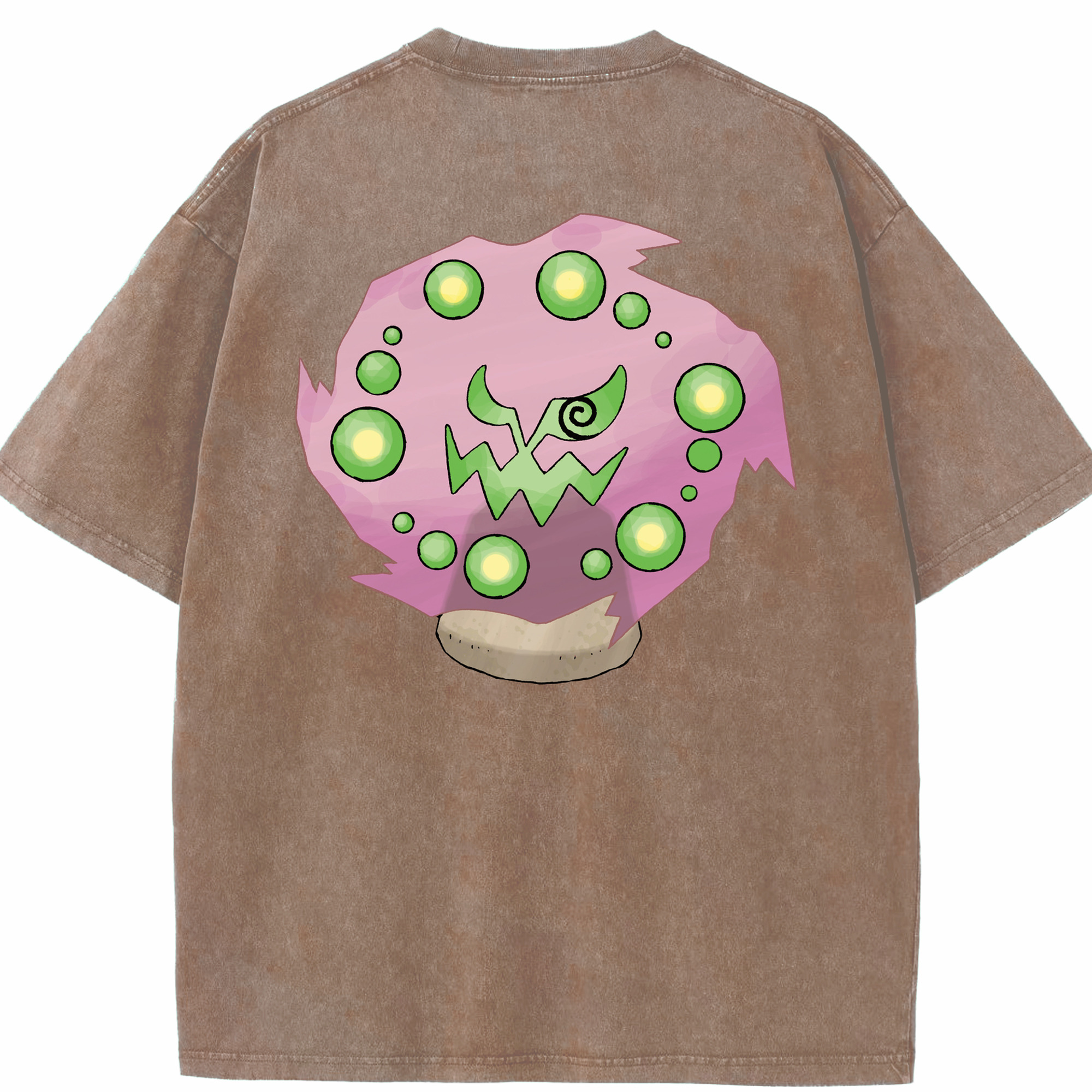 （画像用） ポケットモンスター Pokémon 綿100% ヴィンテージ風 半袖Tシャツ（背面プリント）