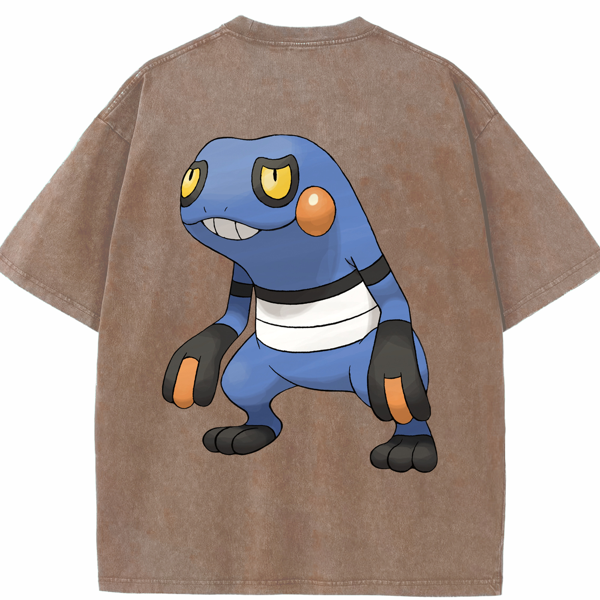 （画像用） ポケットモンスター Pokémon 綿100% ヴィンテージ風 半袖Tシャツ（背面プリント）
