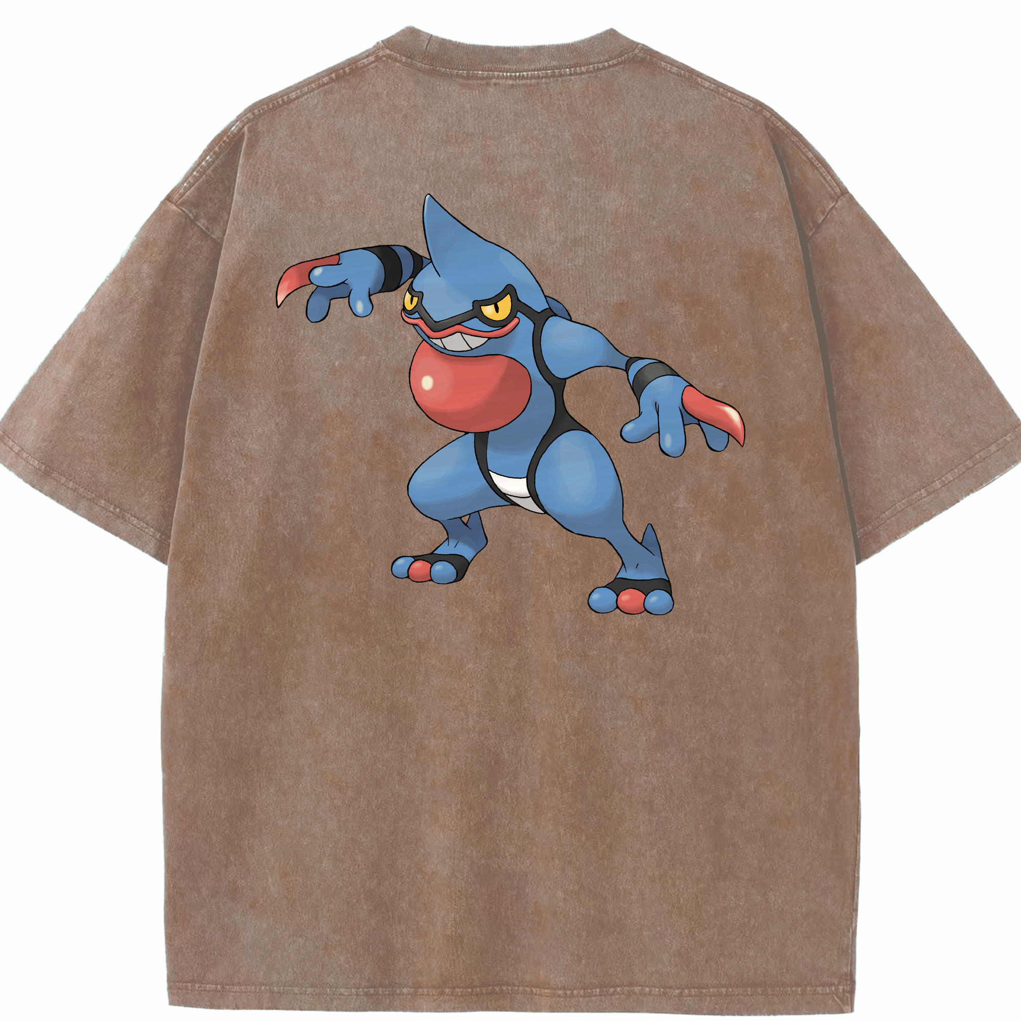 （画像用） ポケットモンスター Pokémon 綿100% ヴィンテージ風 半袖Tシャツ（背面プリント）
