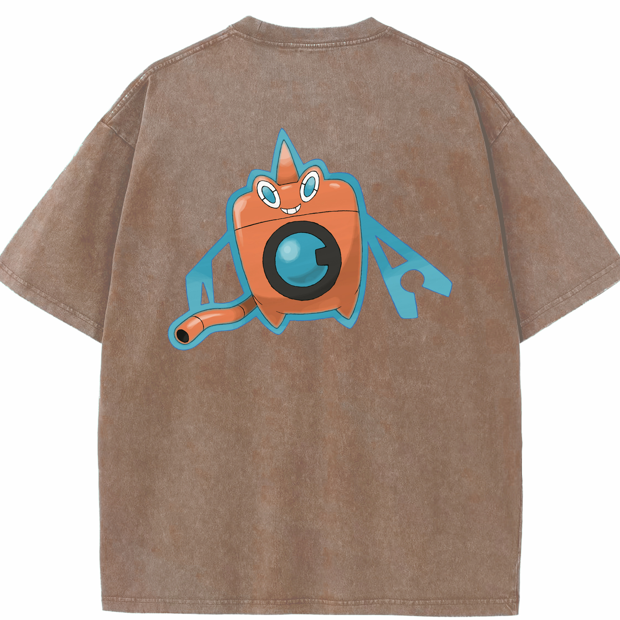 （画像用） ポケットモンスター Pokémon 綿100% ヴィンテージ風 半袖Tシャツ（背面プリント）