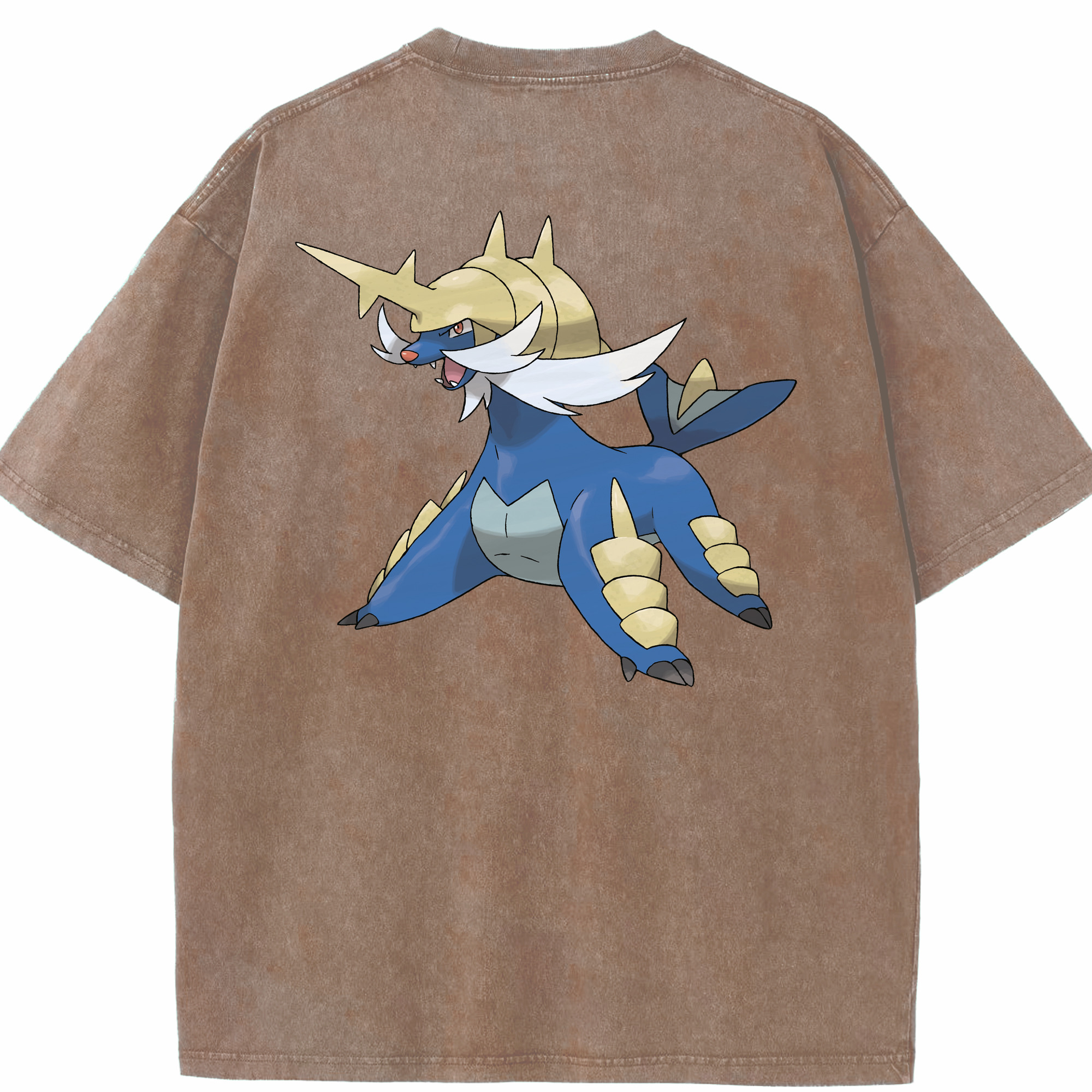 （画像用） ポケットモンスター Pokémon 綿100% ヴィンテージ風 半袖Tシャツ（背面プリント）