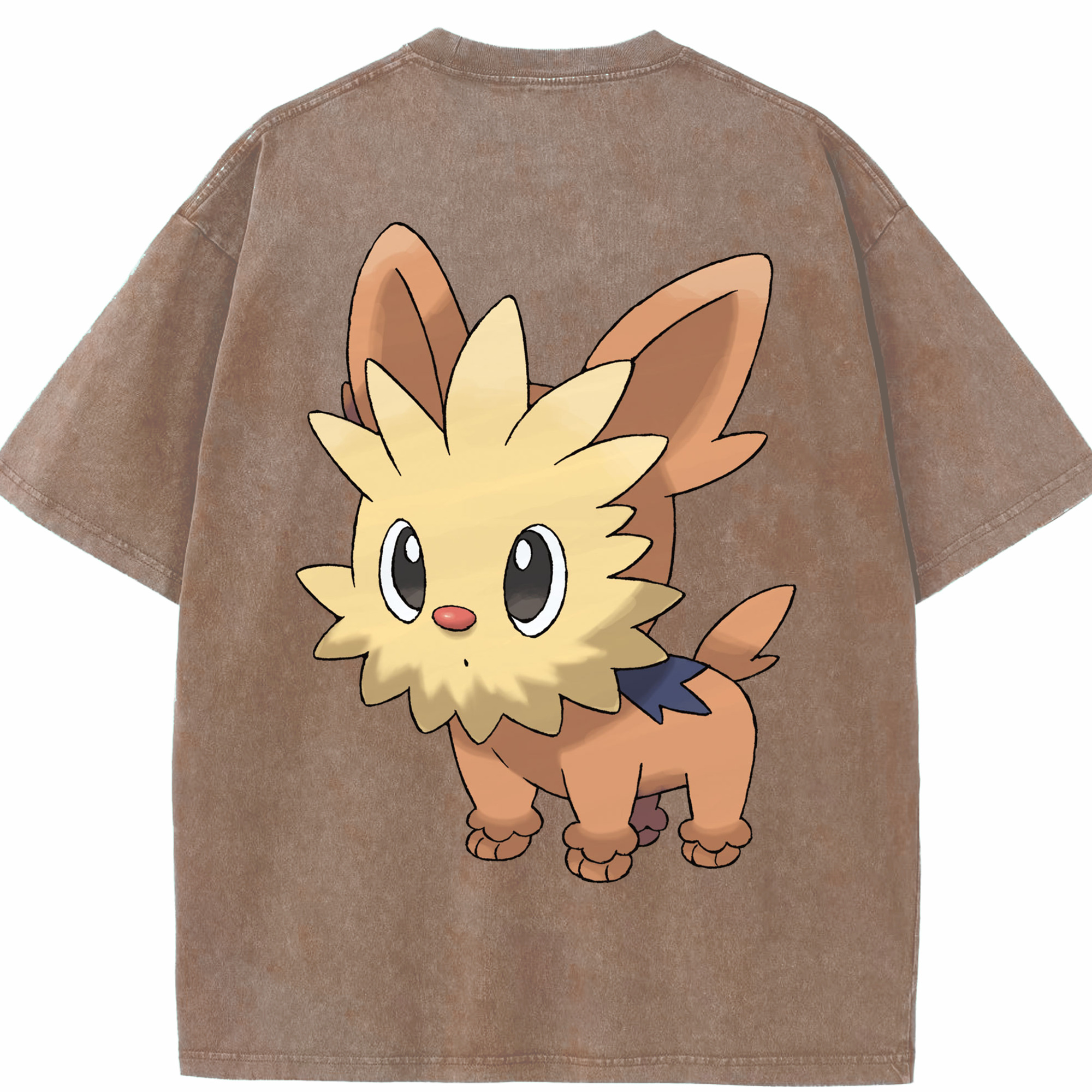 （画像用） ポケットモンスター Pokémon 綿100% ヴィンテージ風 半袖Tシャツ（背面プリント）