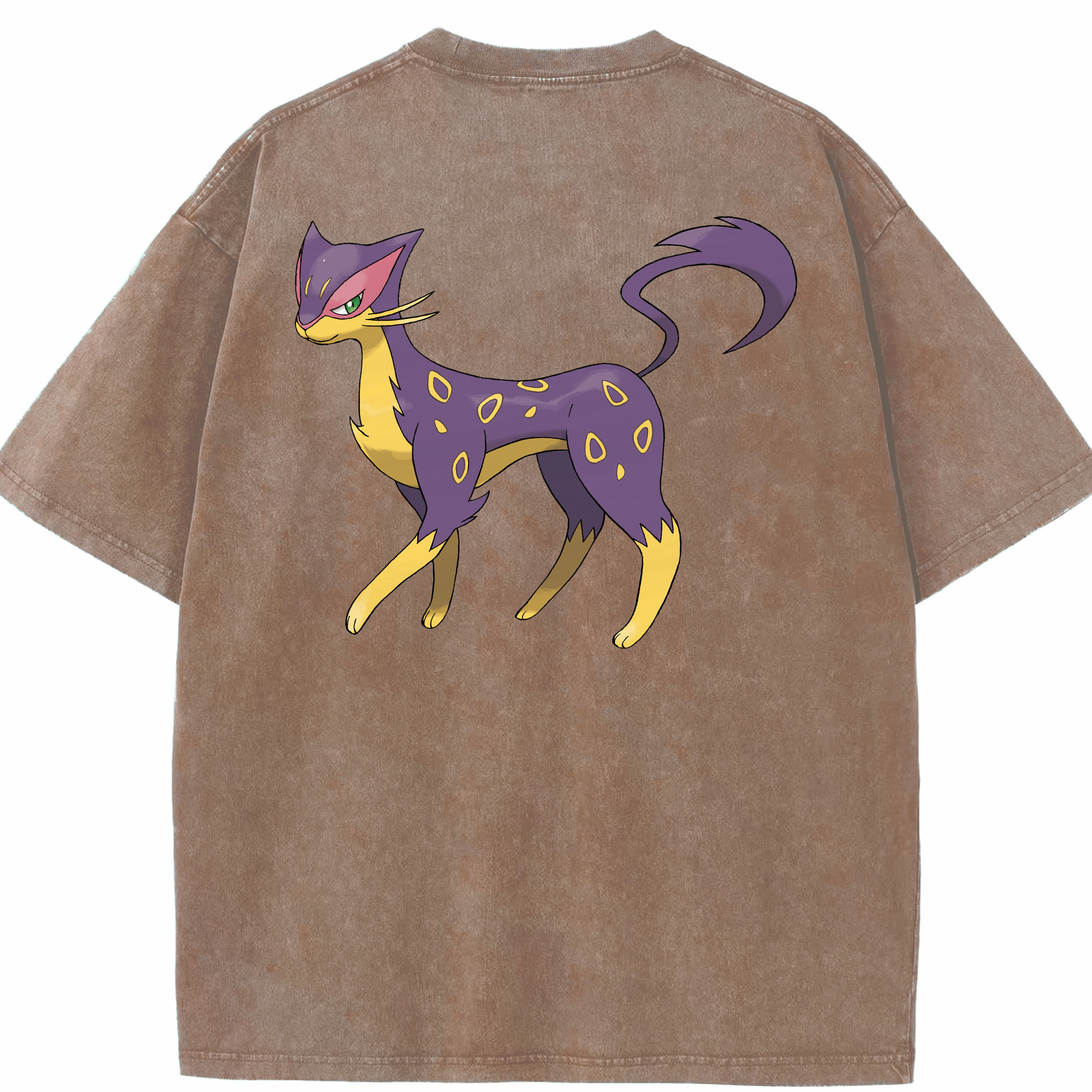 （画像用） ポケットモンスター Pokémon 綿100% ヴィンテージ風 半袖Tシャツ（背面プリント）