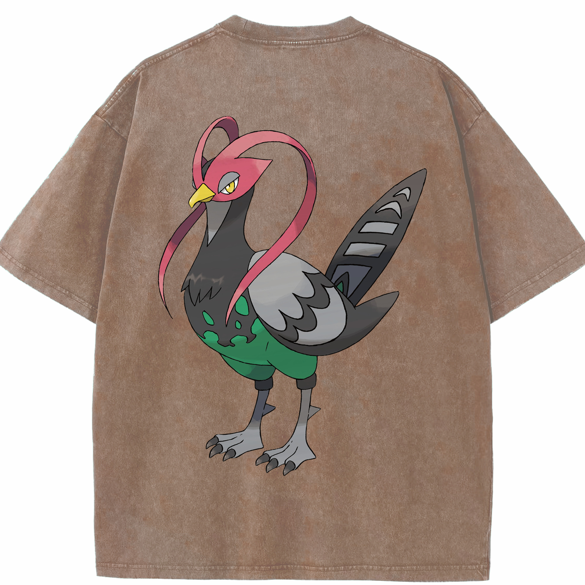 （画像用） ポケットモンスター Pokémon 綿100% ヴィンテージ風 半袖Tシャツ（背面プリント）