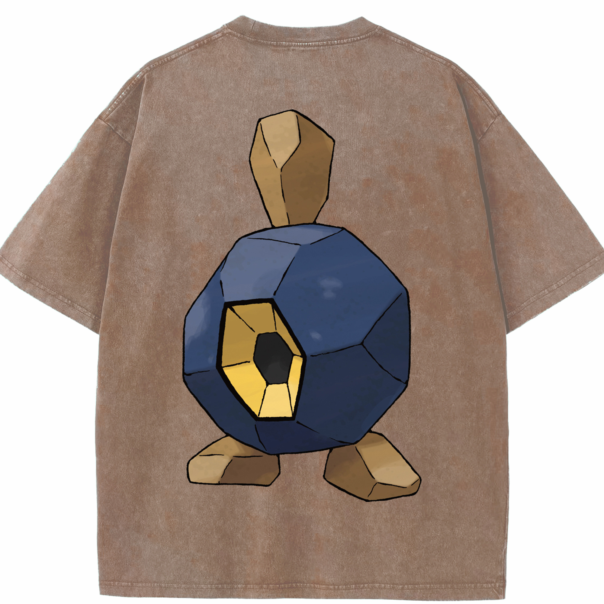 （画像用） ポケットモンスター Pokémon 綿100% ヴィンテージ風 半袖Tシャツ（背面プリント）