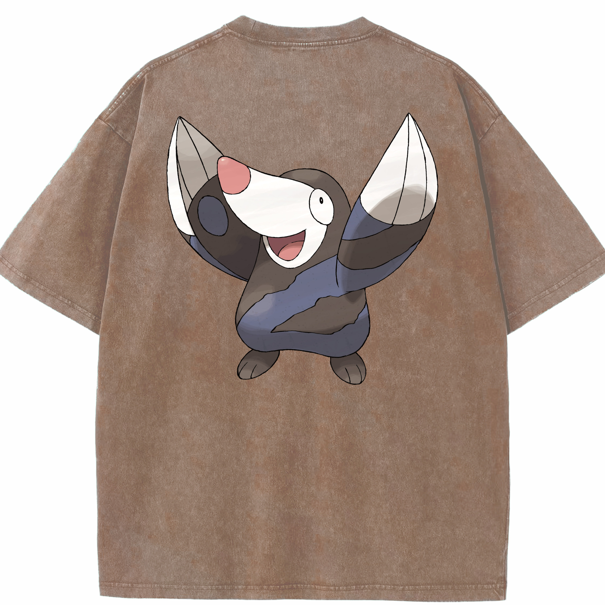 （画像用） ポケットモンスター Pokémon 綿100% ヴィンテージ風 半袖Tシャツ（背面プリント）