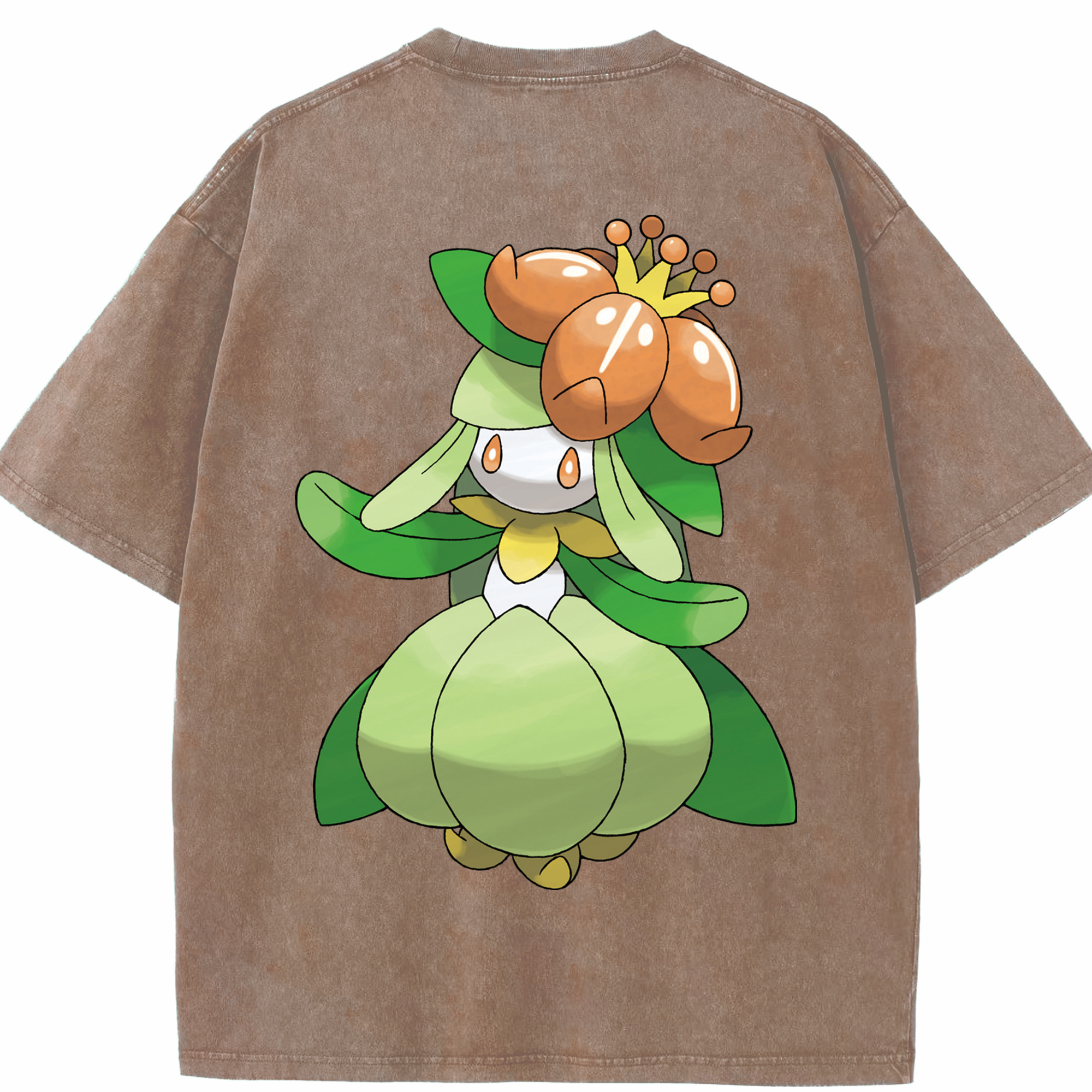 （画像用） ポケットモンスター Pokémon 綿100% ヴィンテージ風 半袖Tシャツ（背面プリント）