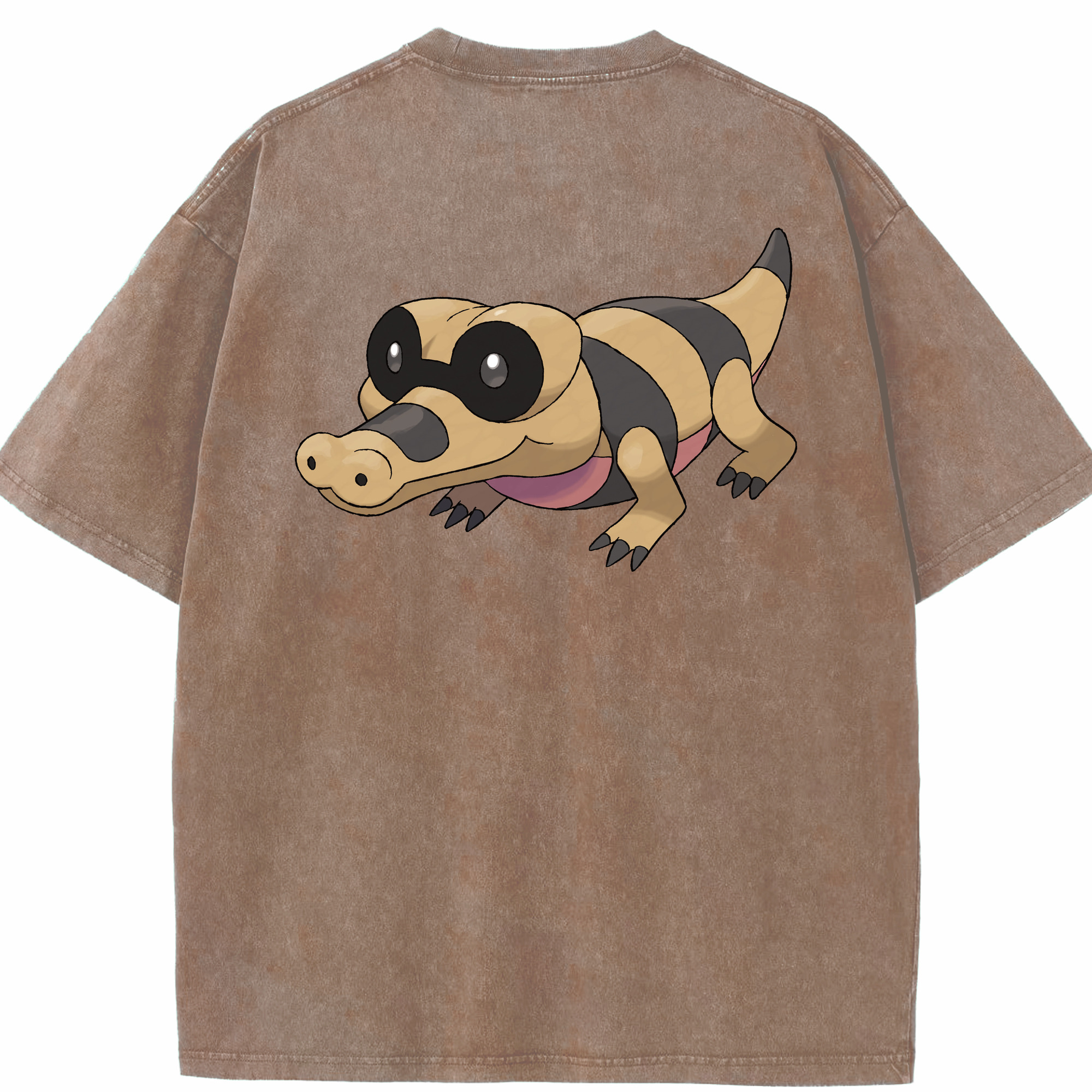 （画像用） ポケットモンスター Pokémon 綿100% ヴィンテージ風 半袖Tシャツ（背面プリント）