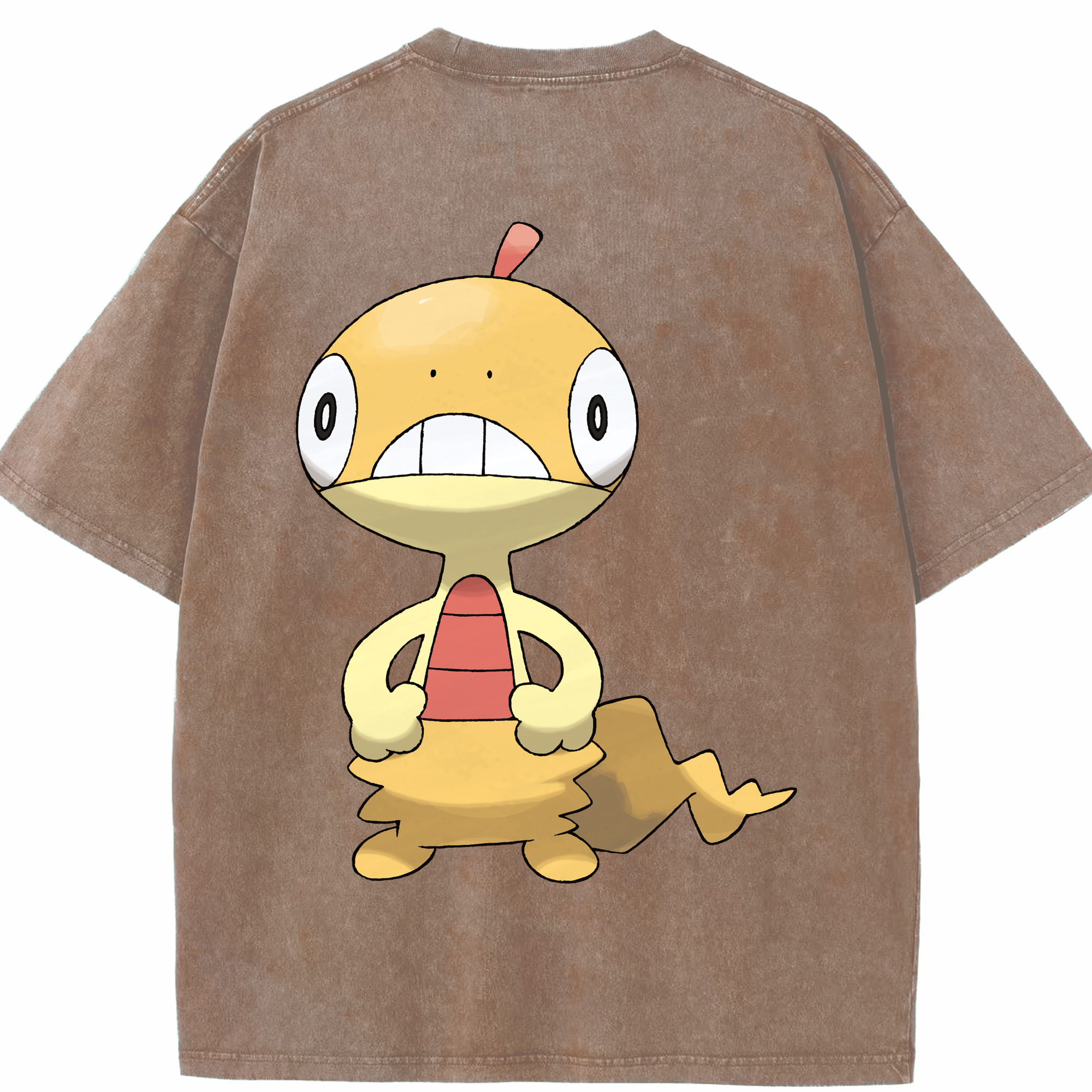 （画像用） ポケットモンスター Pokémon 綿100% ヴィンテージ風 半袖Tシャツ（背面プリント）