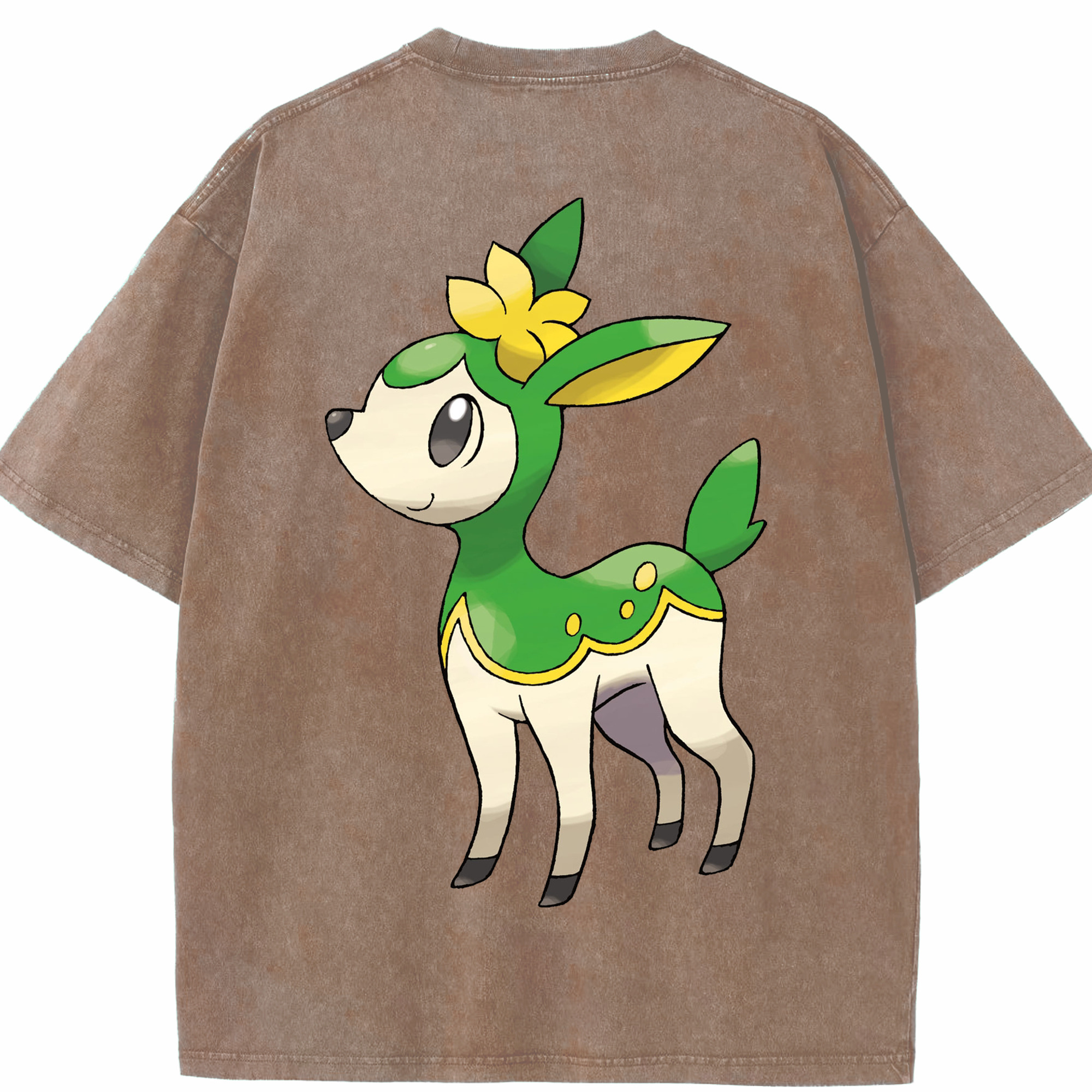 （画像用） ポケットモンスター Pokémon 綿100% ヴィンテージ風 半袖Tシャツ（背面プリント）