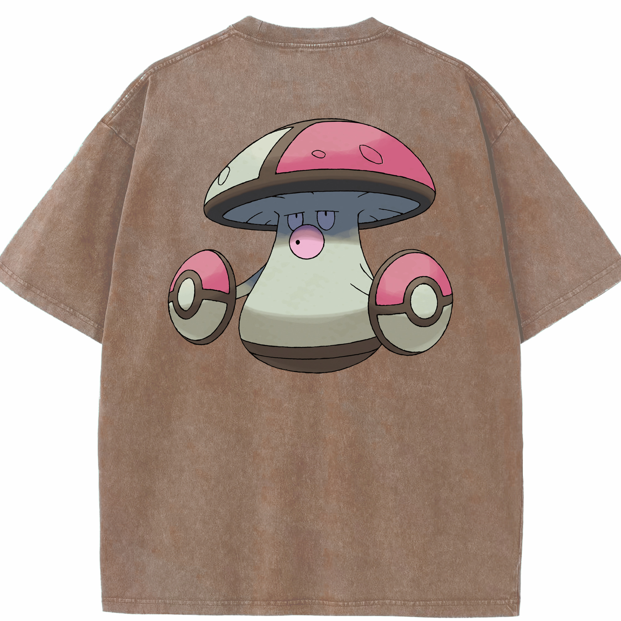 （画像用） ポケットモンスター Pokémon 綿100% ヴィンテージ風 半袖Tシャツ（背面プリント）