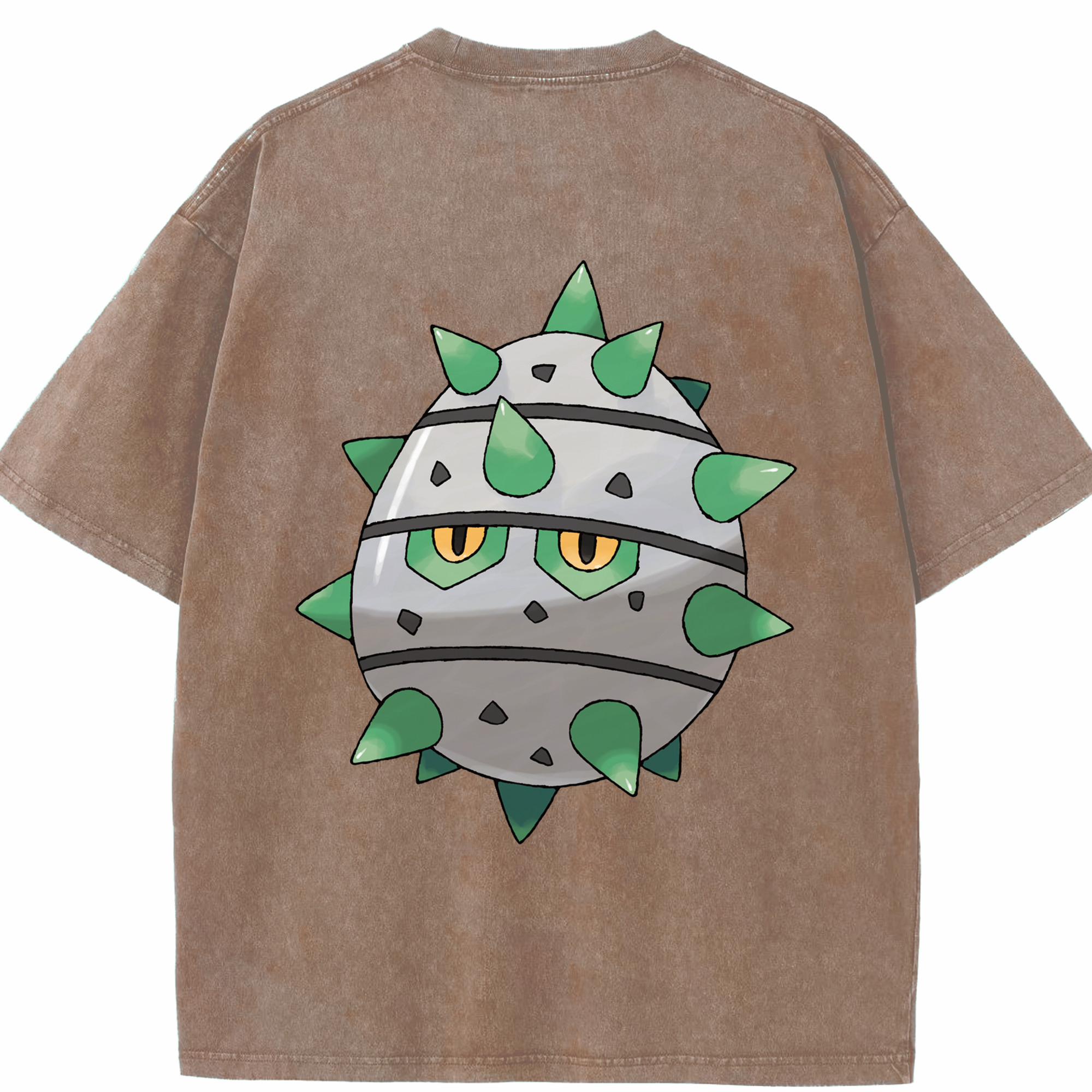 （画像用） ポケットモンスター Pokémon 綿100% ヴィンテージ風 半袖Tシャツ（背面プリント）