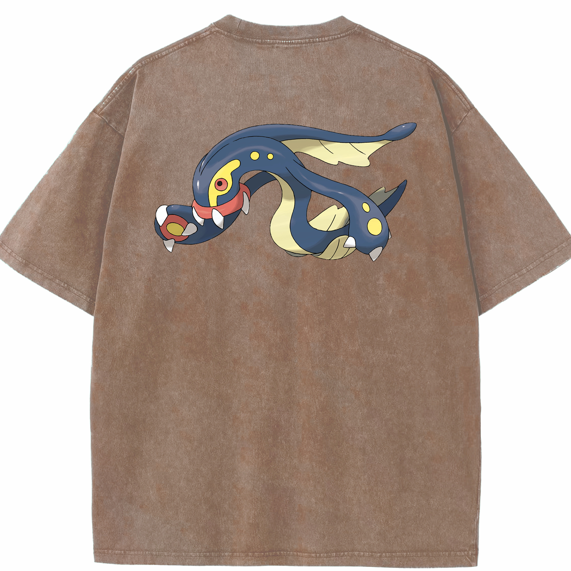 （画像用） ポケットモンスター Pokémon 綿100% ヴィンテージ風 半袖Tシャツ（背面プリント）