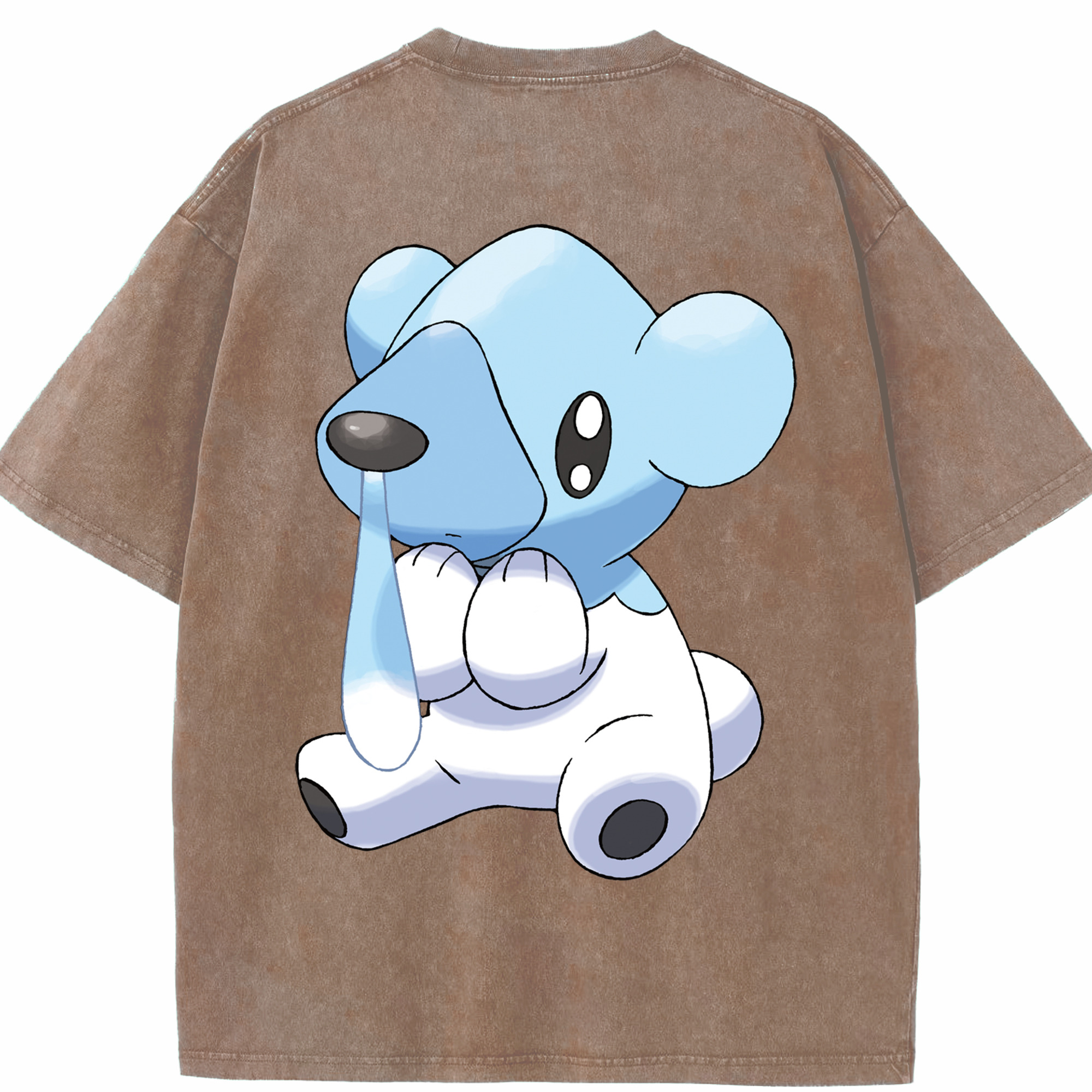 （画像用） ポケットモンスター Pokémon 綿100% ヴィンテージ風 半袖Tシャツ（背面プリント）