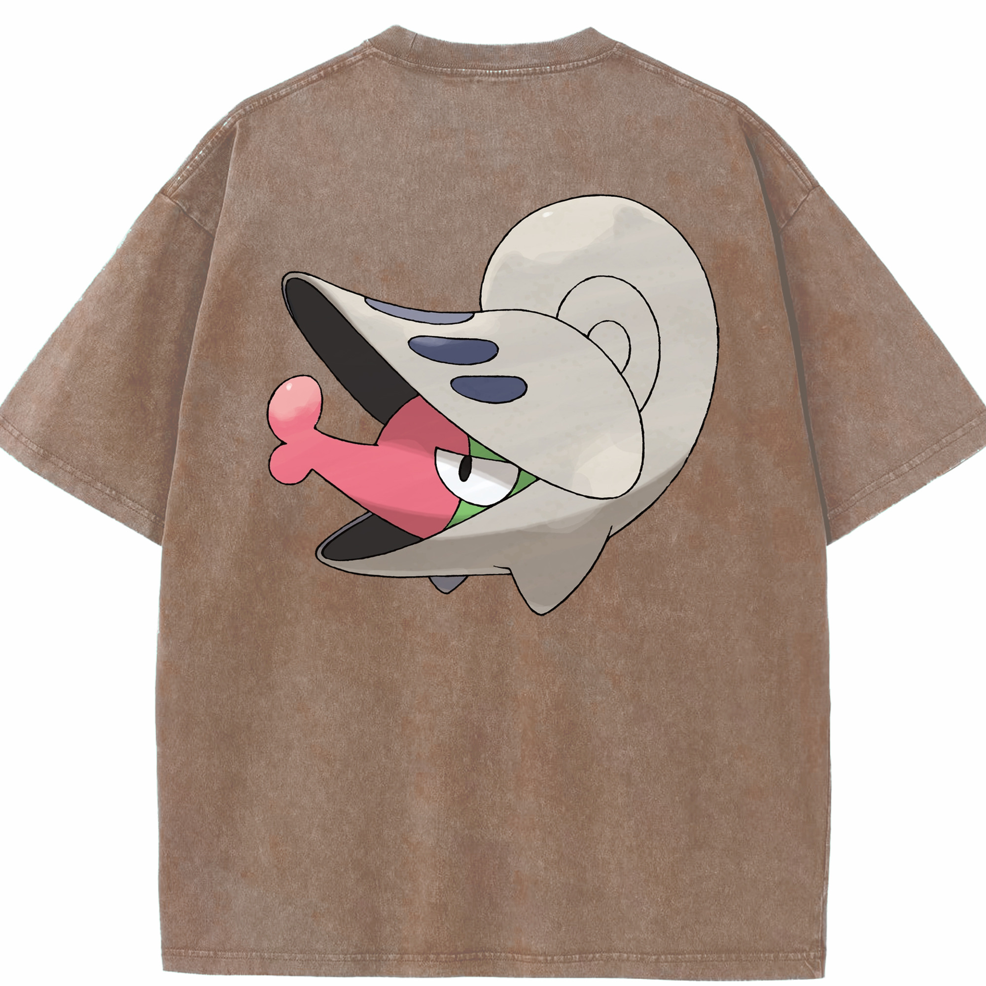 （画像用） ポケットモンスター Pokémon 綿100% ヴィンテージ風 半袖Tシャツ（背面プリント）