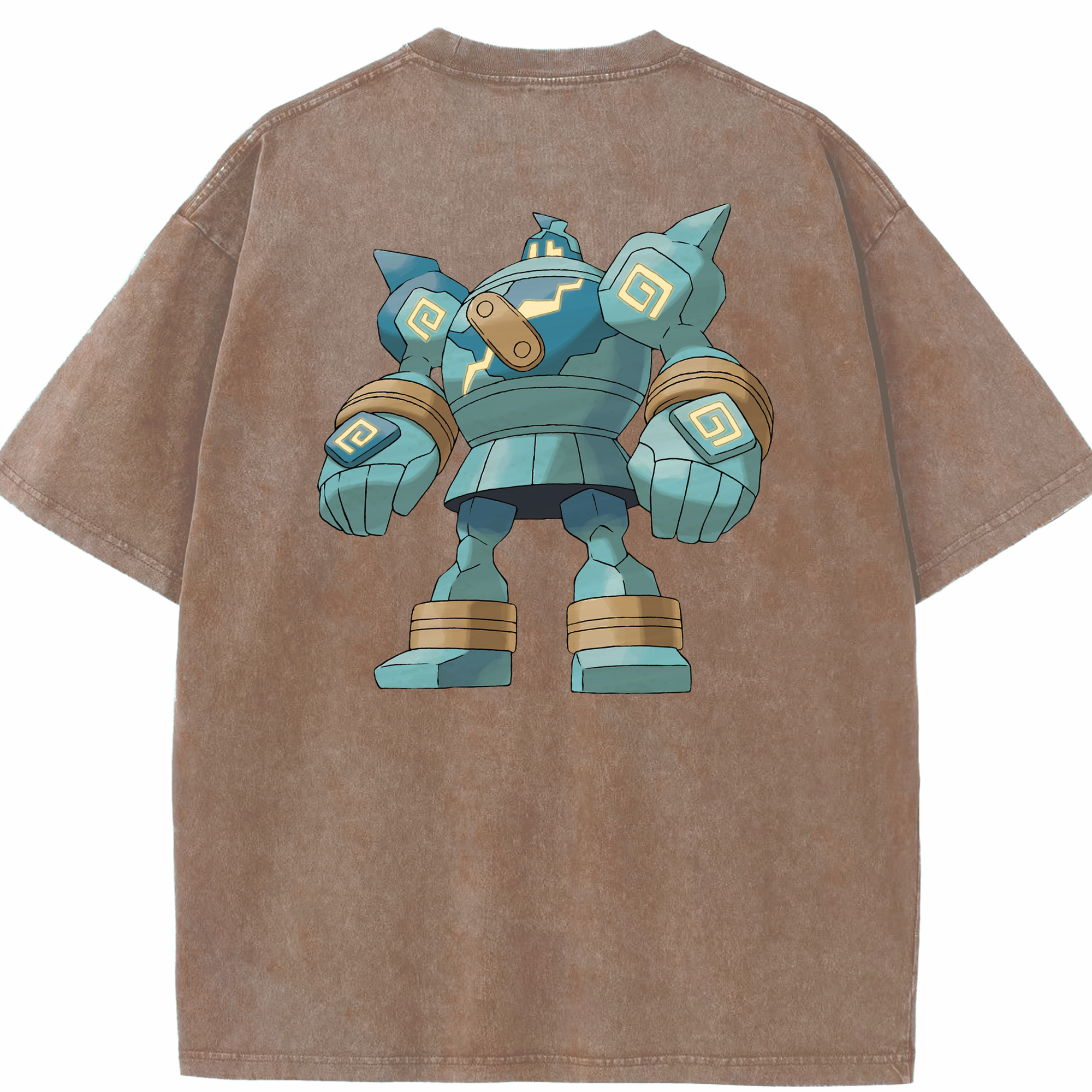 （画像用） ポケットモンスター Pokémon 綿100% ヴィンテージ風 半袖Tシャツ（背面プリント）