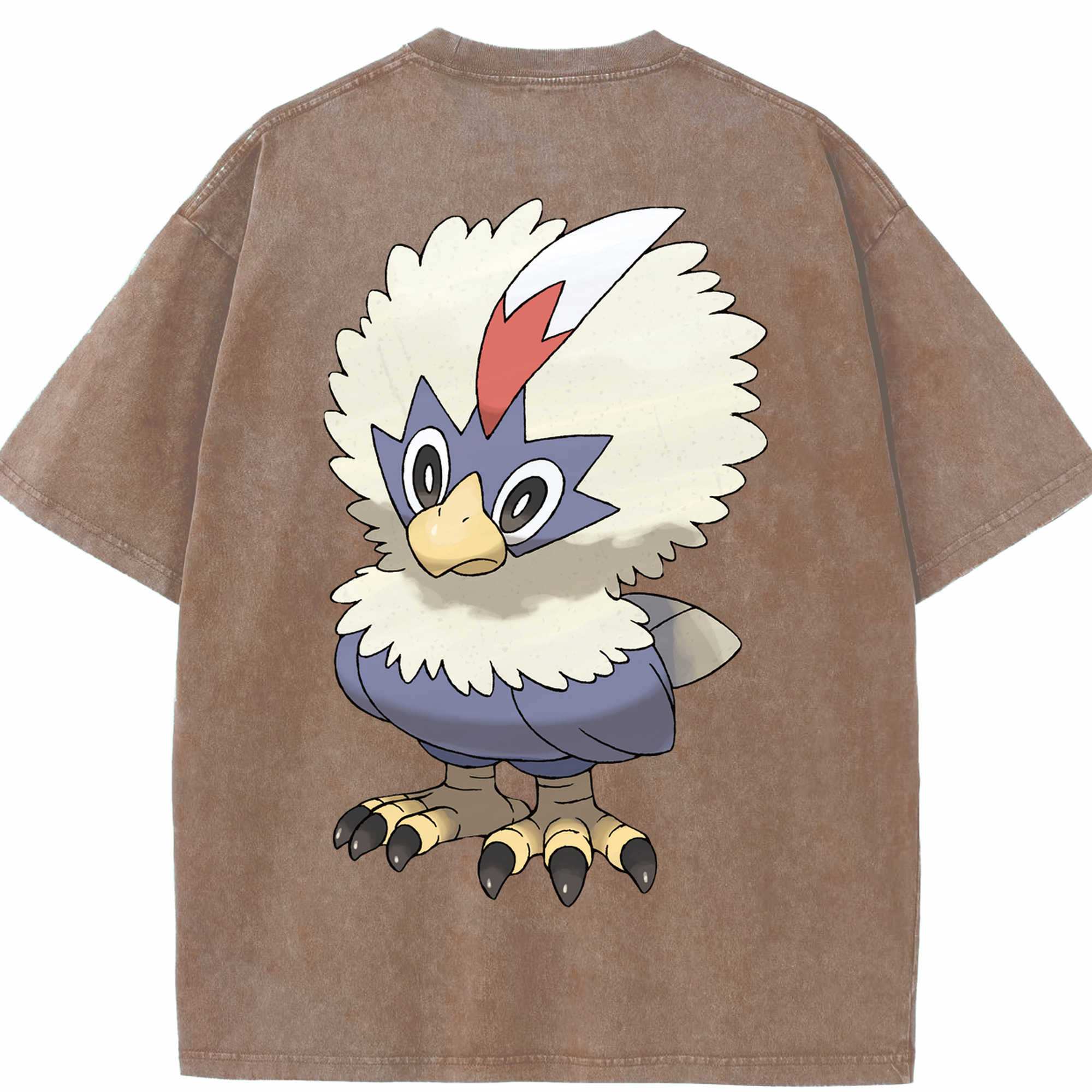 （画像用） ポケットモンスター Pokémon 綿100% ヴィンテージ風 半袖Tシャツ（背面プリント）