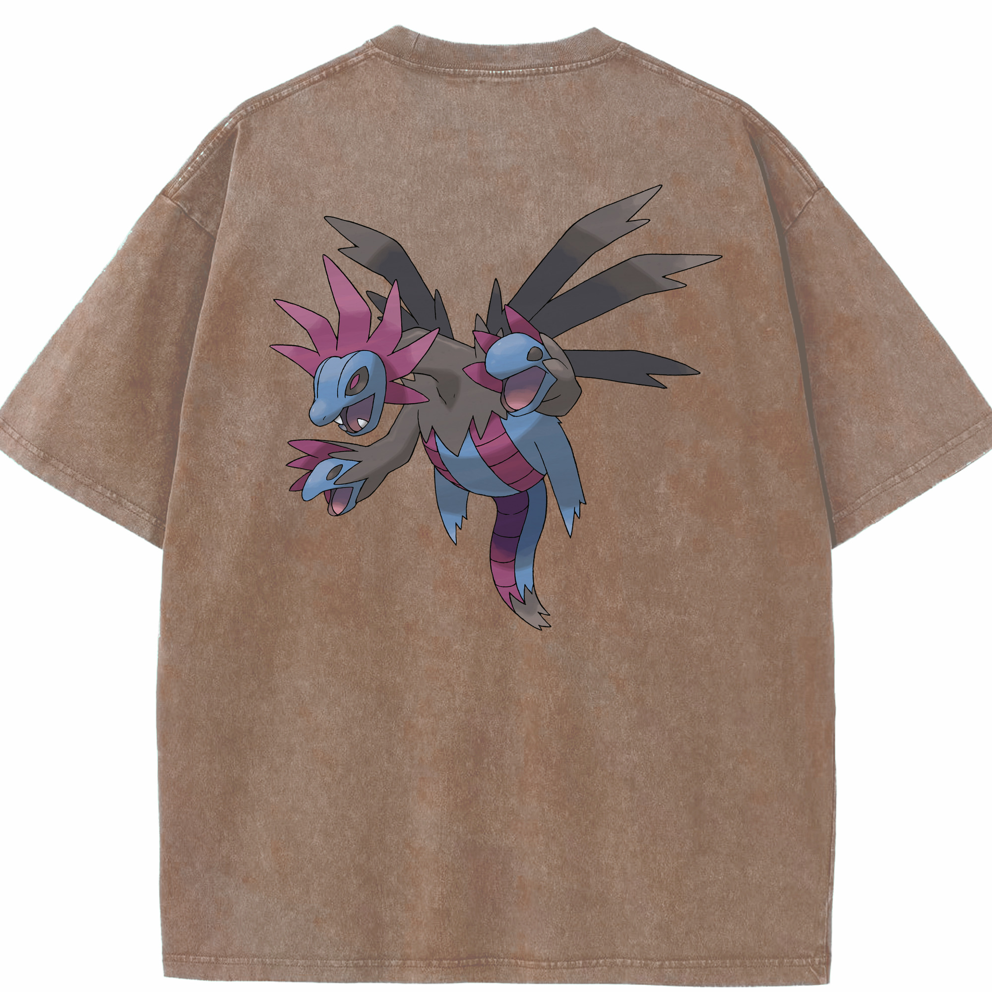 （画像用） ポケットモンスター Pokémon 綿100% ヴィンテージ風 半袖Tシャツ（背面プリント）
