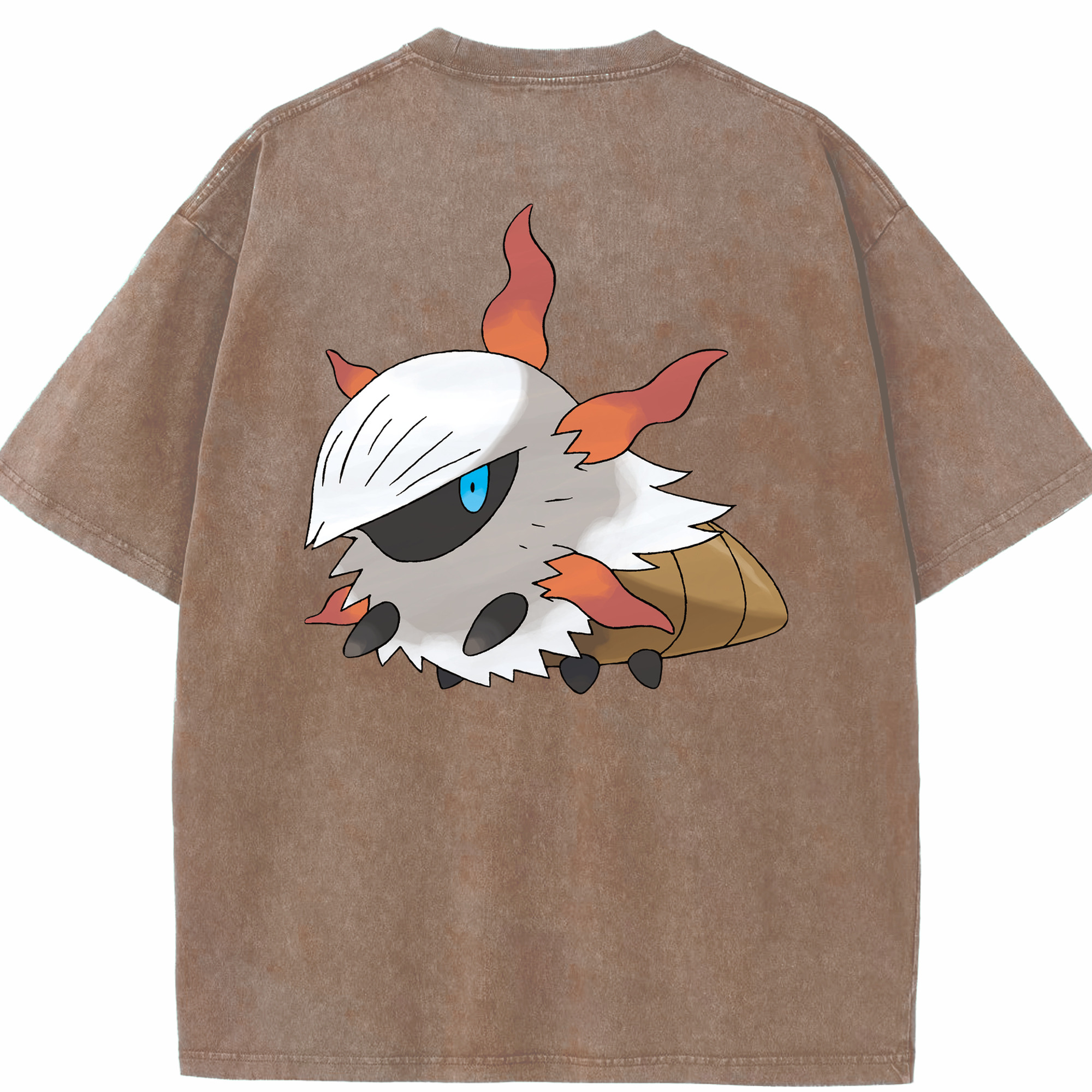 （画像用） ポケットモンスター Pokémon 綿100% ヴィンテージ風 半袖Tシャツ（背面プリント）
