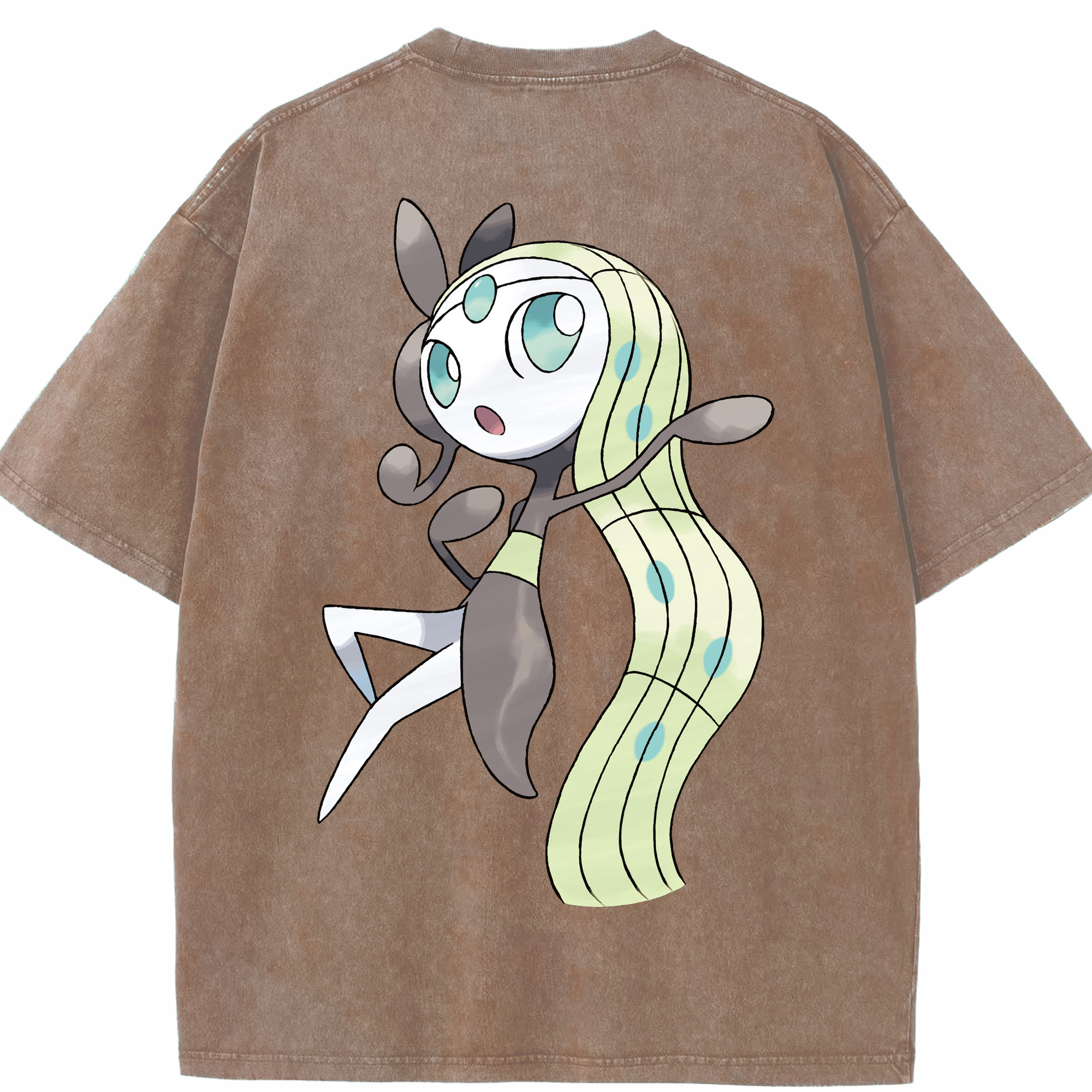 （画像用） ポケットモンスター Pokémon 綿100% ヴィンテージ風 半袖Tシャツ（背面プリント）