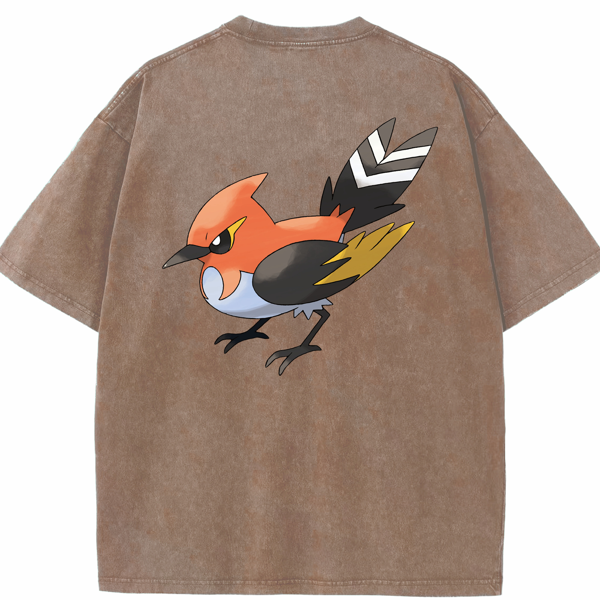 （画像用） ポケットモンスター Pokémon 綿100% ヴィンテージ風 半袖Tシャツ（背面プリント）