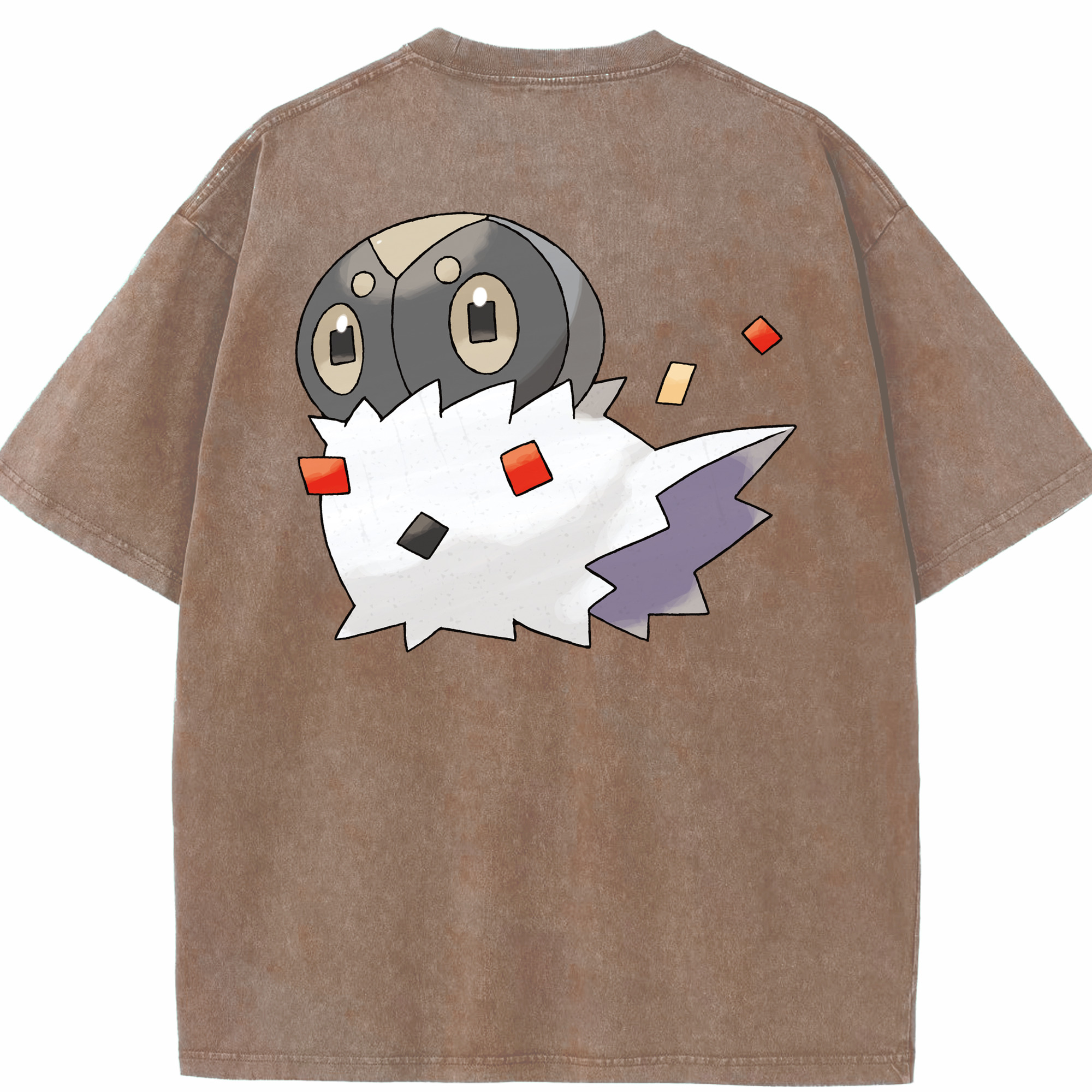（画像用） ポケットモンスター Pokémon 綿100% ヴィンテージ風 半袖Tシャツ（背面プリント）