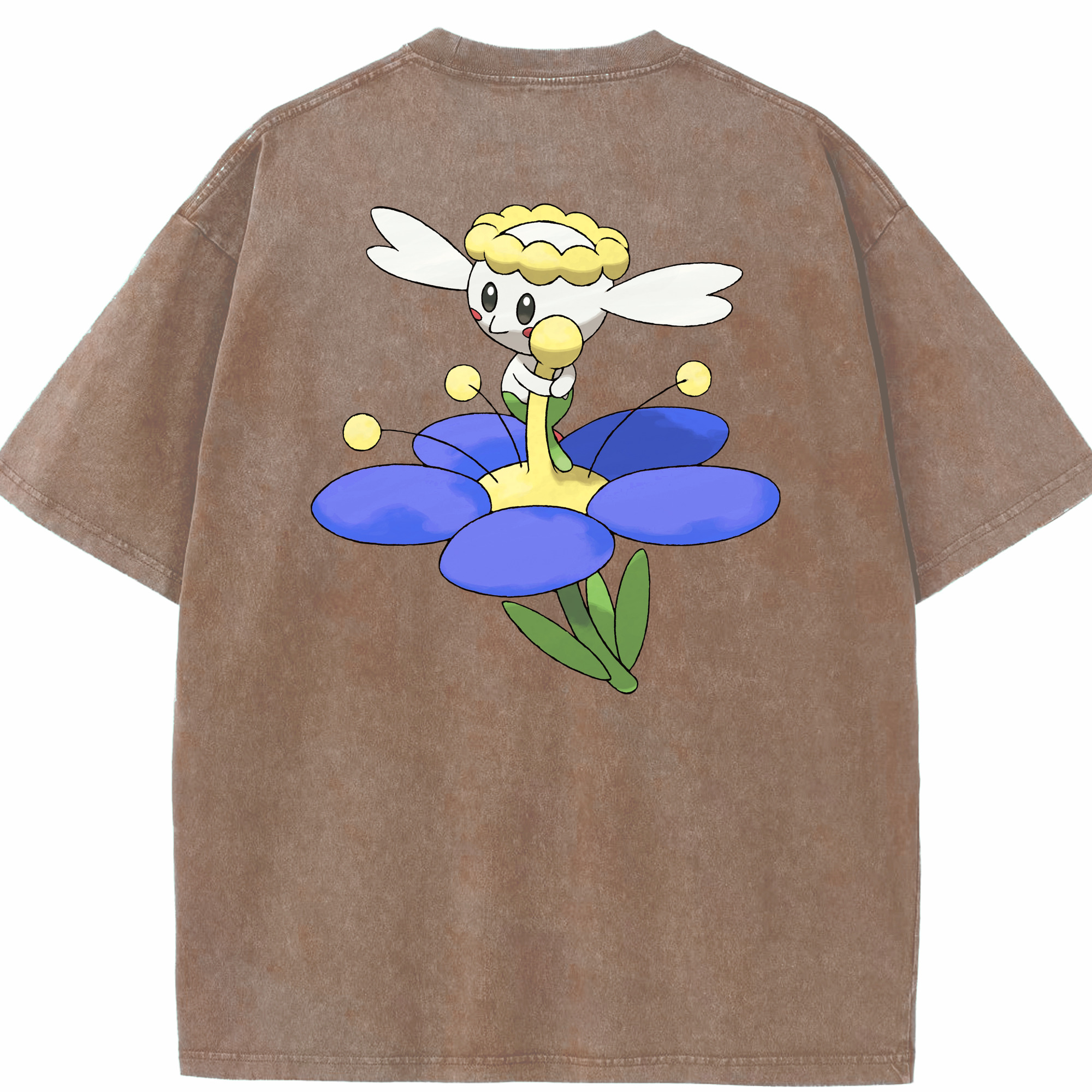 （画像用） ポケットモンスター Pokémon 綿100% ヴィンテージ風 半袖Tシャツ（背面プリント）
