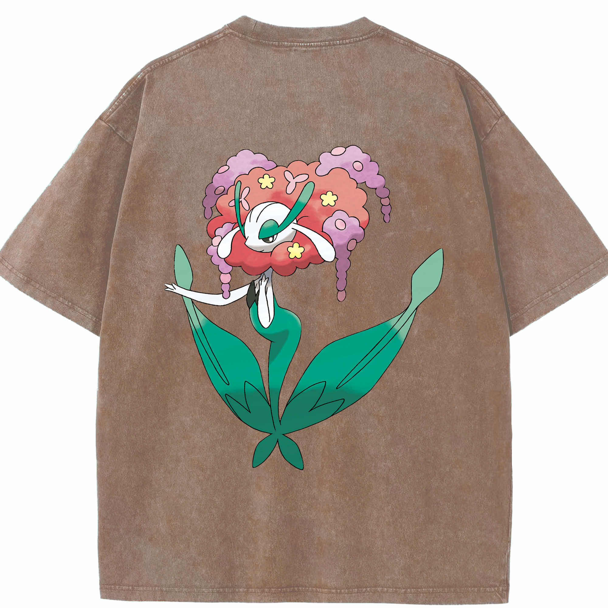 （画像用） ポケットモンスター Pokémon 綿100% ヴィンテージ風 半袖Tシャツ（背面プリント）