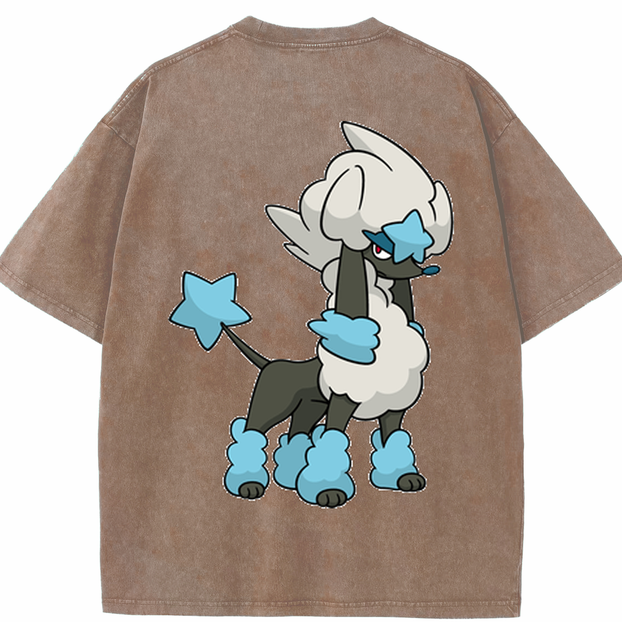（画像用） ポケットモンスター Pokémon 綿100% ヴィンテージ風 半袖Tシャツ（背面プリント）