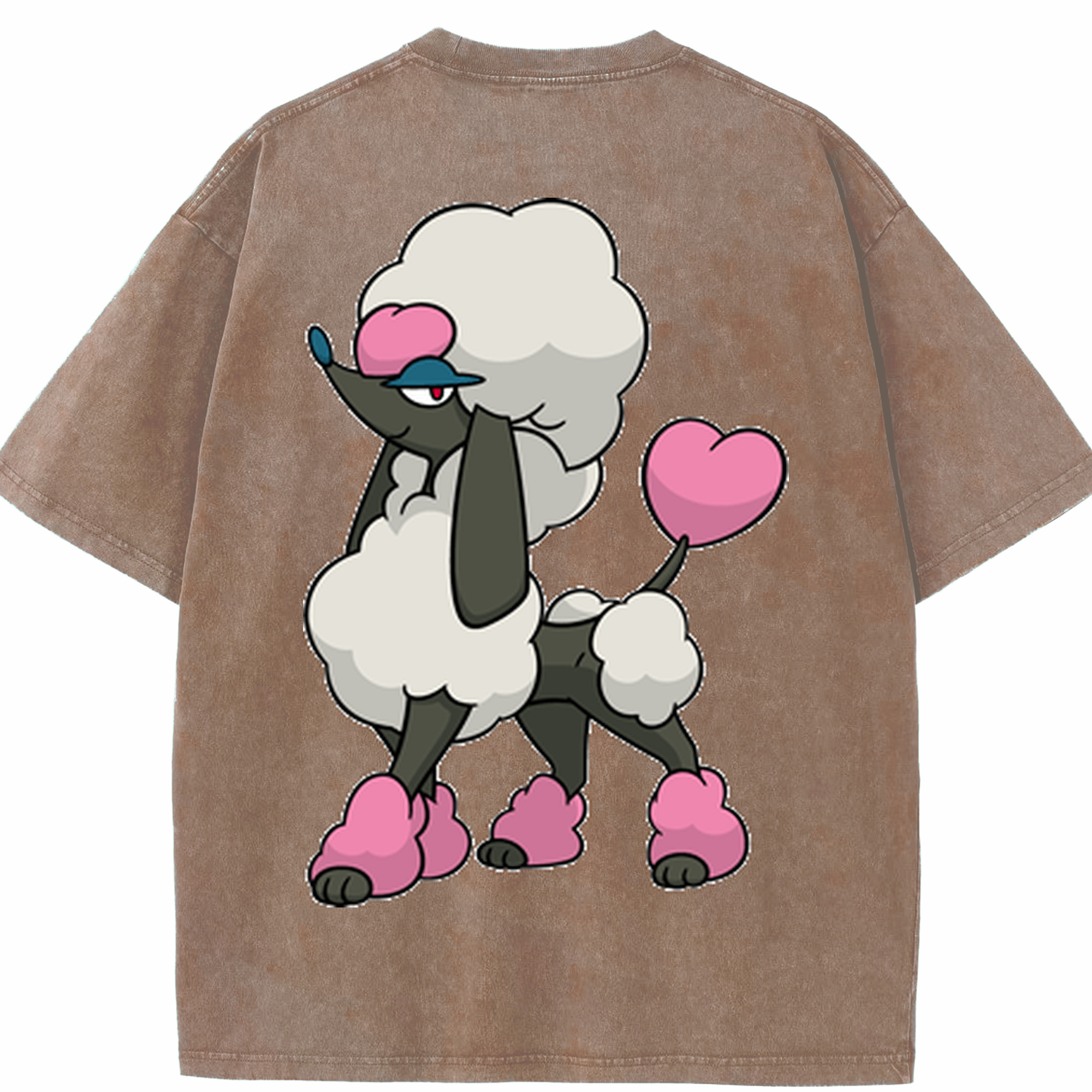 （画像用） ポケットモンスター Pokémon 綿100% ヴィンテージ風 半袖Tシャツ（背面プリント）
