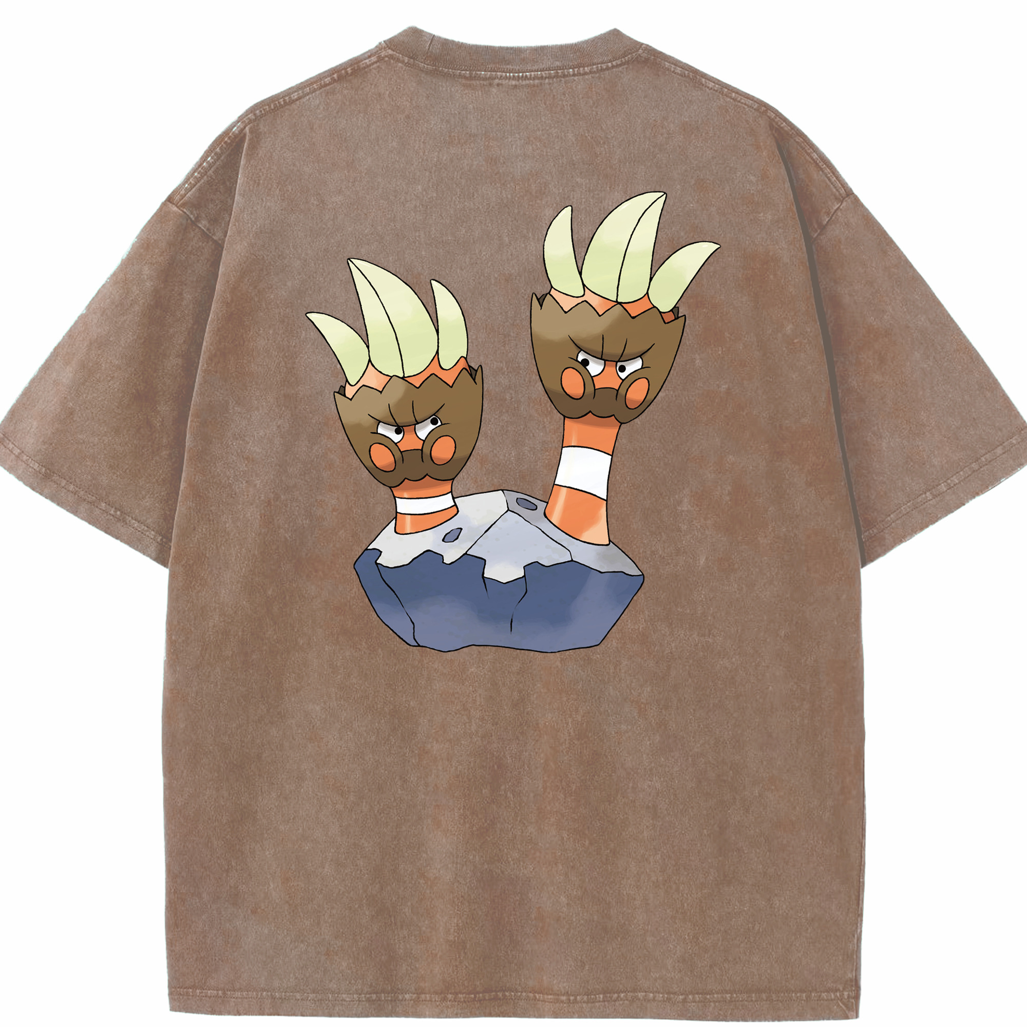 （画像用） ポケットモンスター Pokémon 綿100% ヴィンテージ風 半袖Tシャツ（背面プリント）