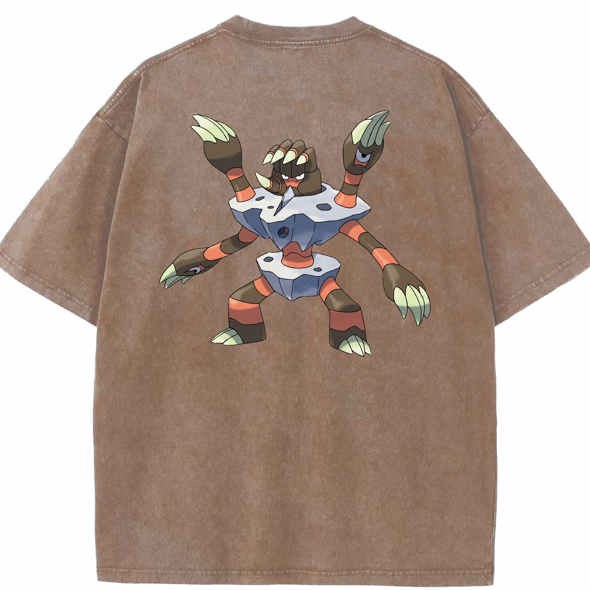 （画像用） ポケットモンスター Pokémon 綿100% ヴィンテージ風 半袖Tシャツ（背面プリント）