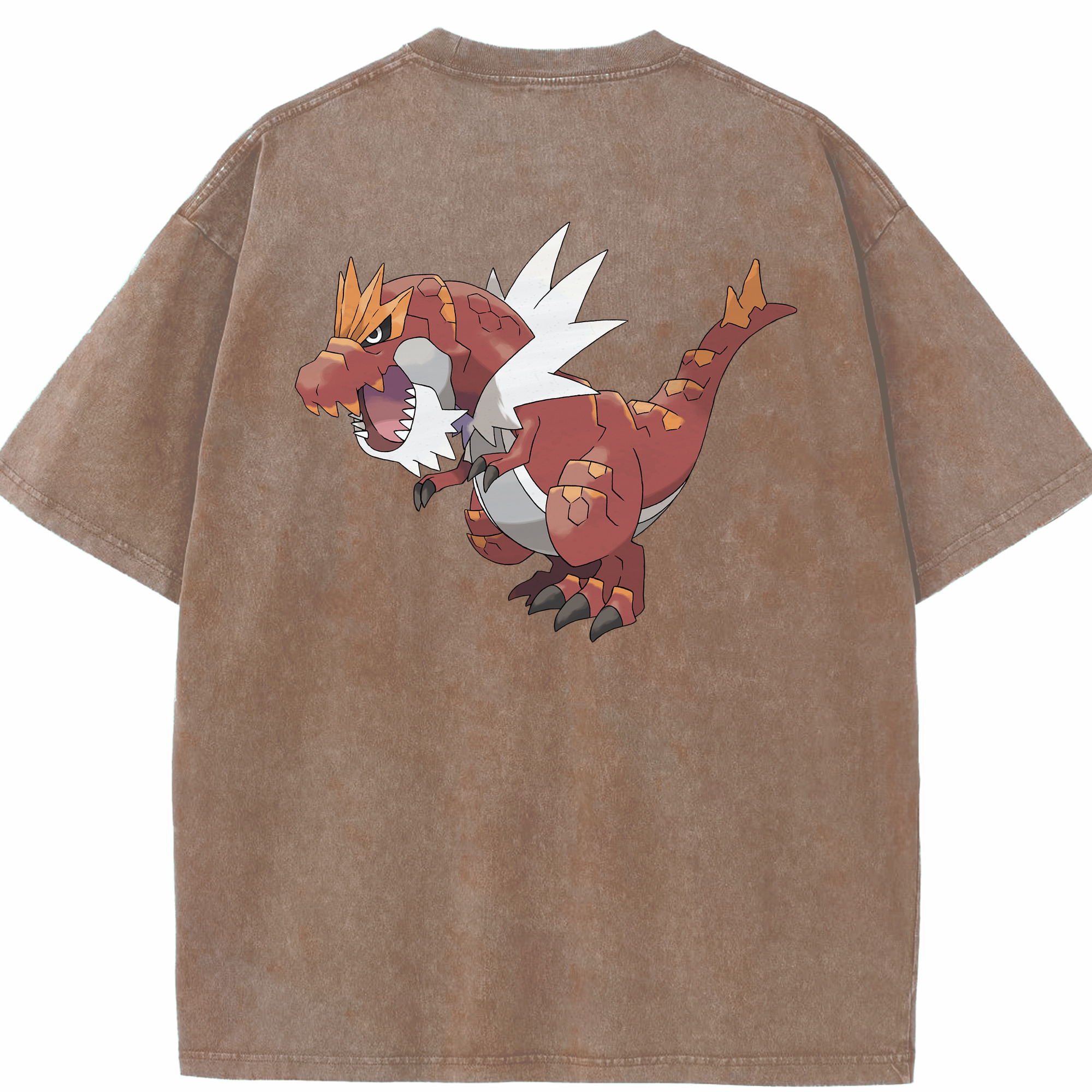 （画像用） ポケットモンスター Pokémon 綿100% ヴィンテージ風 半袖Tシャツ（背面プリント）