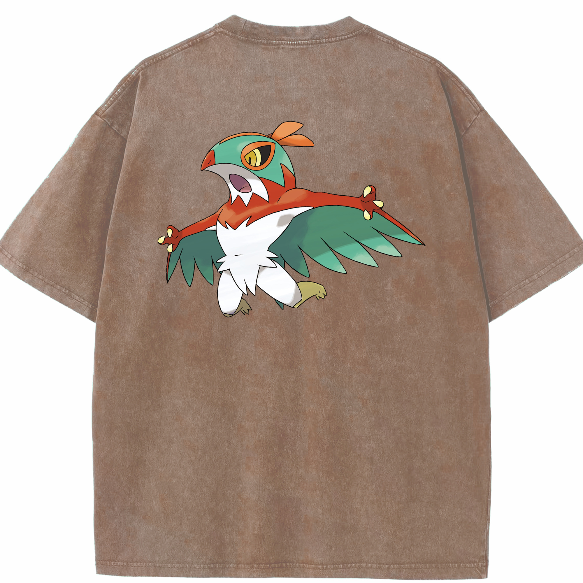 （画像用） ポケットモンスター Pokémon 綿100% ヴィンテージ風 半袖Tシャツ（背面プリント）