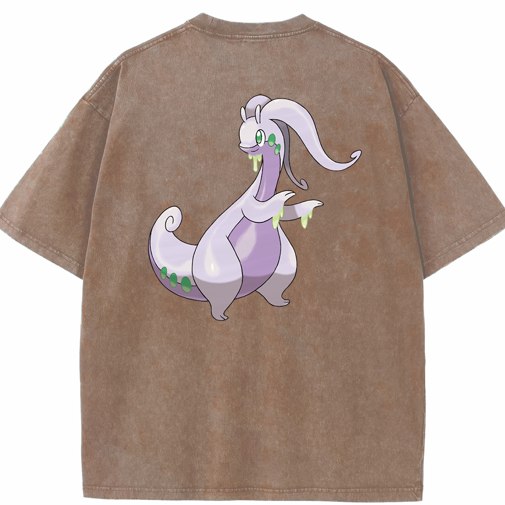 （画像用） ポケットモンスター Pokémon 綿100% ヴィンテージ風 半袖Tシャツ（背面プリント）