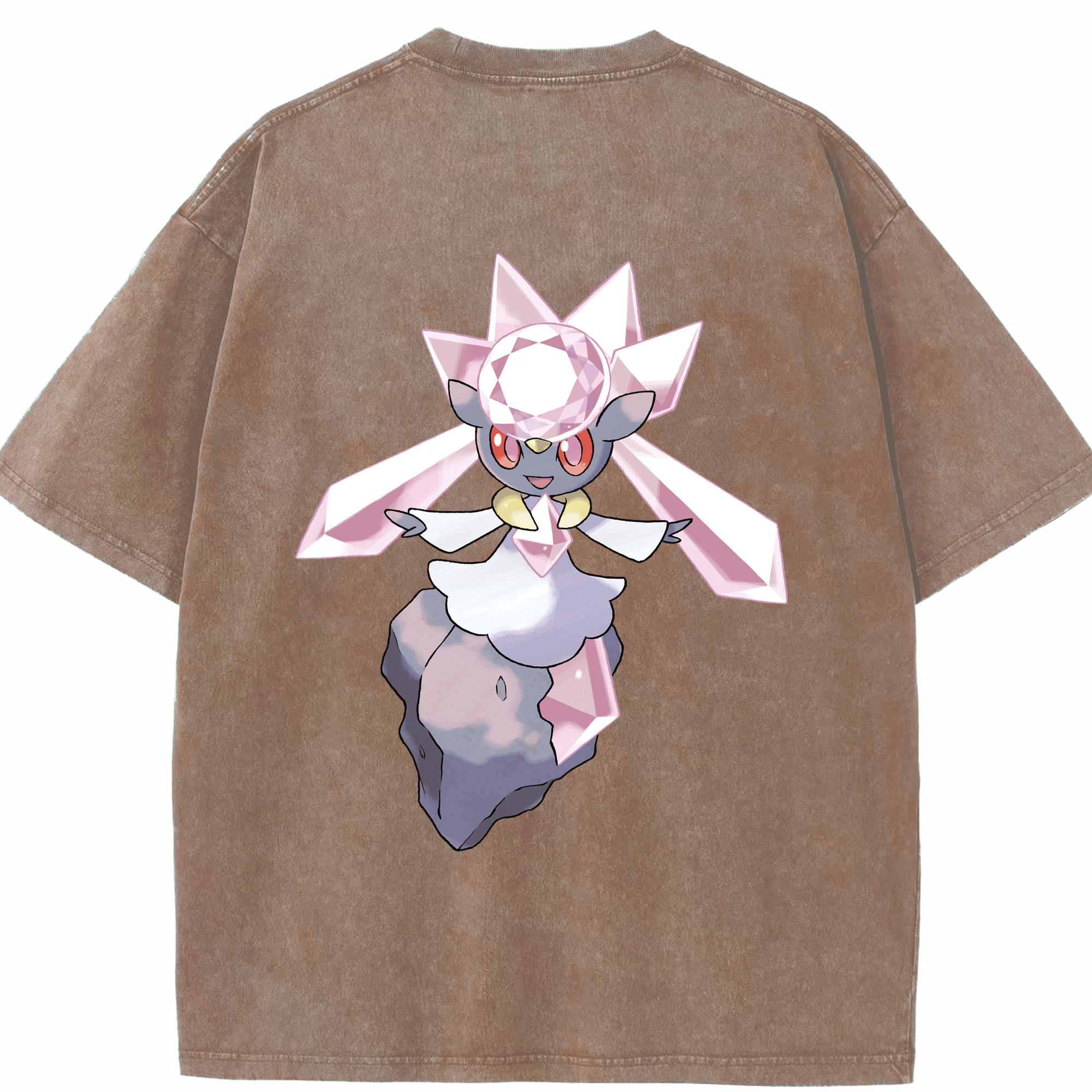 （画像用） ポケットモンスター Pokémon 綿100% ヴィンテージ風 半袖Tシャツ（背面プリント）