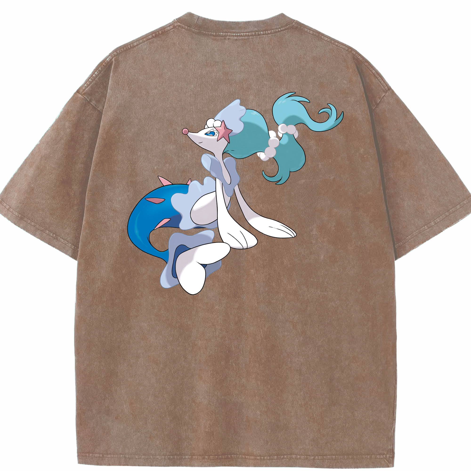 （画像用） ポケットモンスター Pokémon 綿100% ヴィンテージ風 半袖Tシャツ（背面プリント）