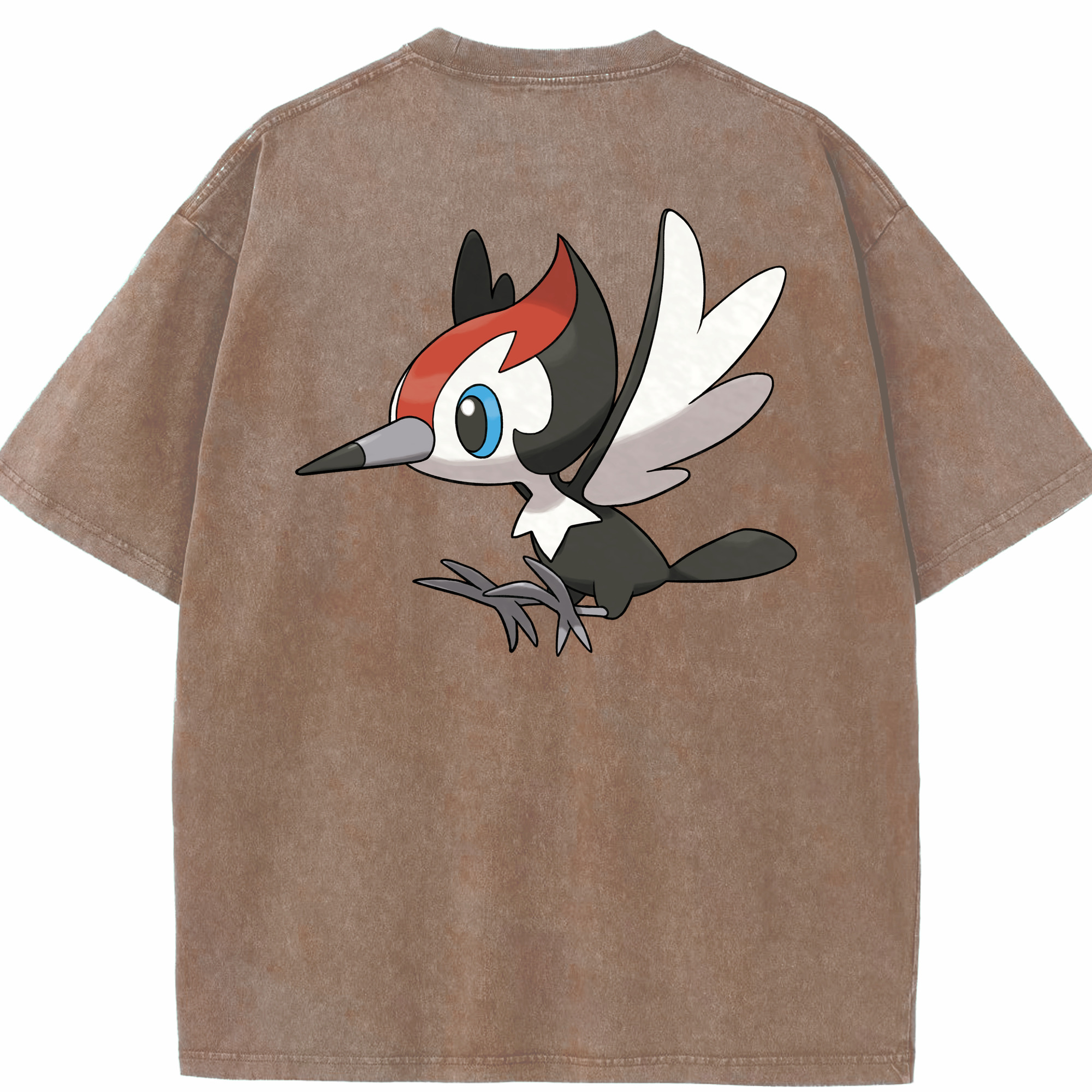 （画像用） ポケットモンスター Pokémon 綿100% ヴィンテージ風 半袖Tシャツ（背面プリント）