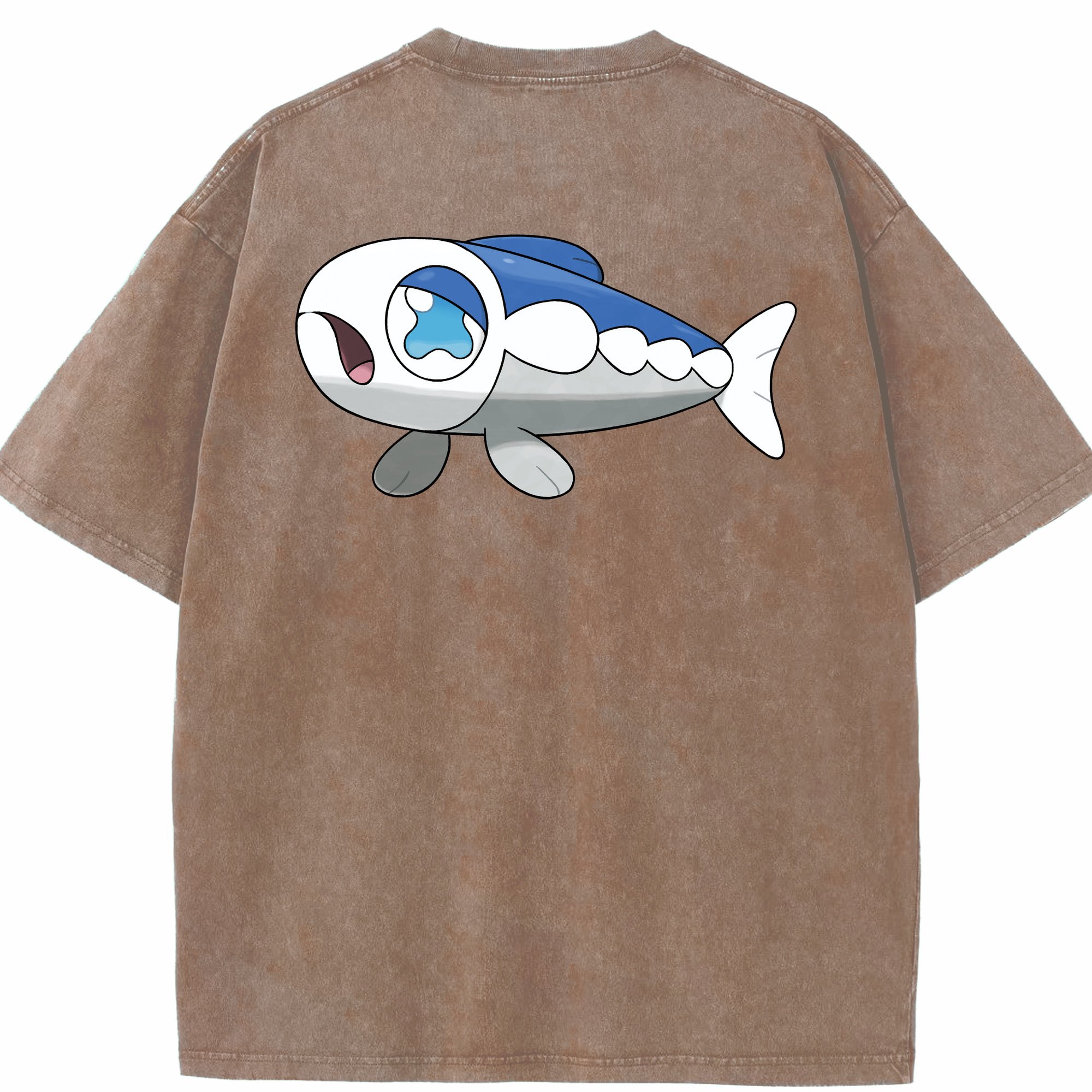 （画像用） ポケットモンスター Pokémon 綿100% ヴィンテージ風 半袖Tシャツ（背面プリント）