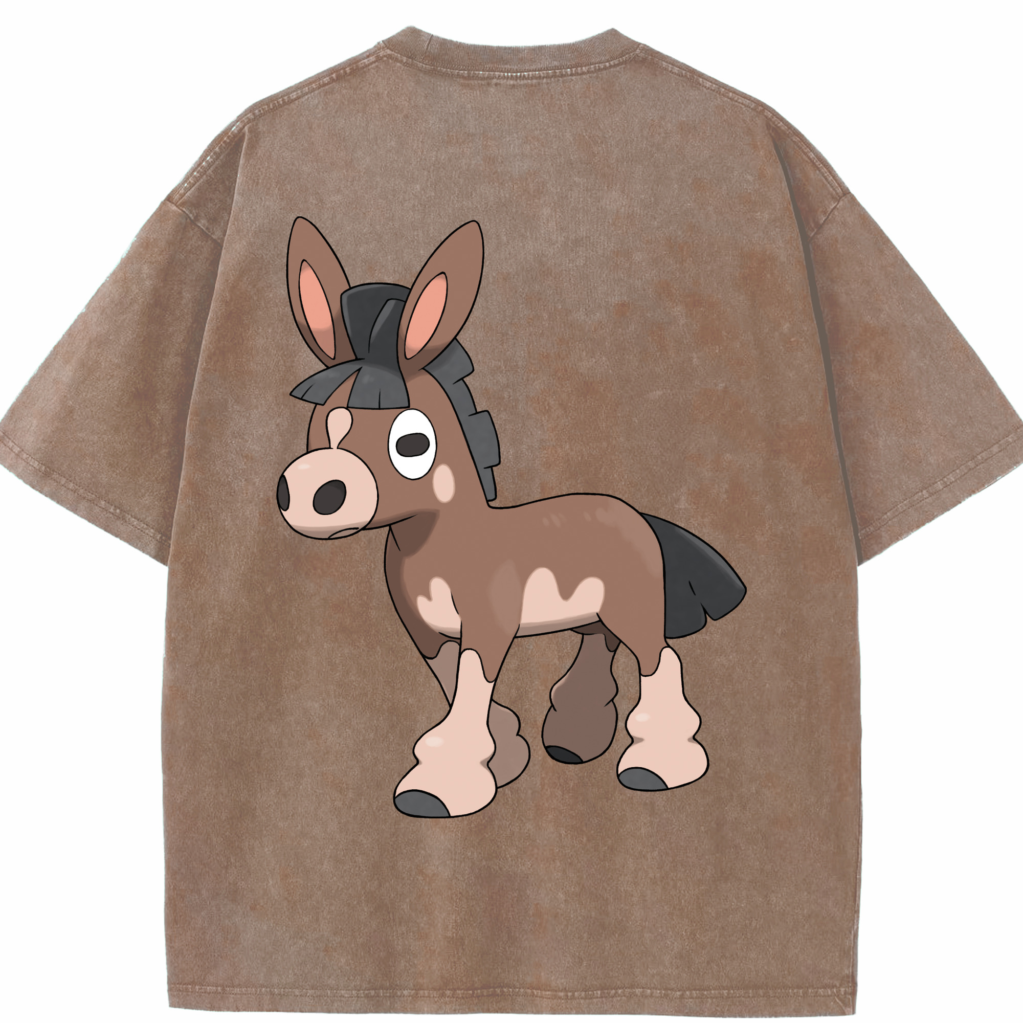 （画像用） ポケットモンスター Pokémon 綿100% ヴィンテージ風 半袖Tシャツ（背面プリント）