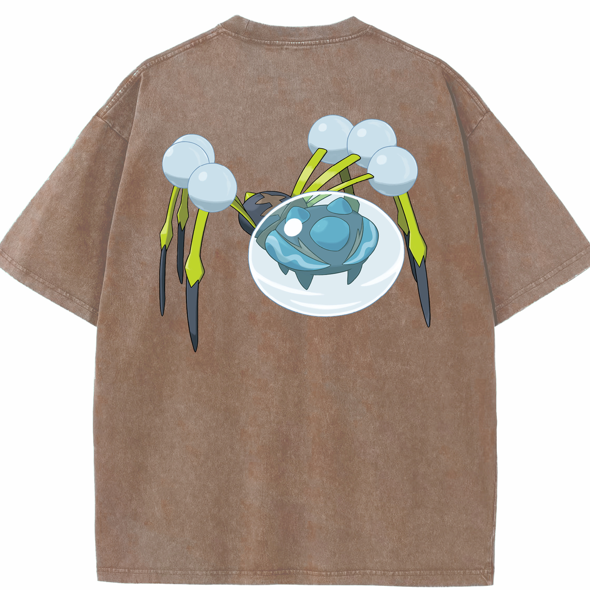 （画像用） ポケットモンスター Pokémon 綿100% ヴィンテージ風 半袖Tシャツ（背面プリント）