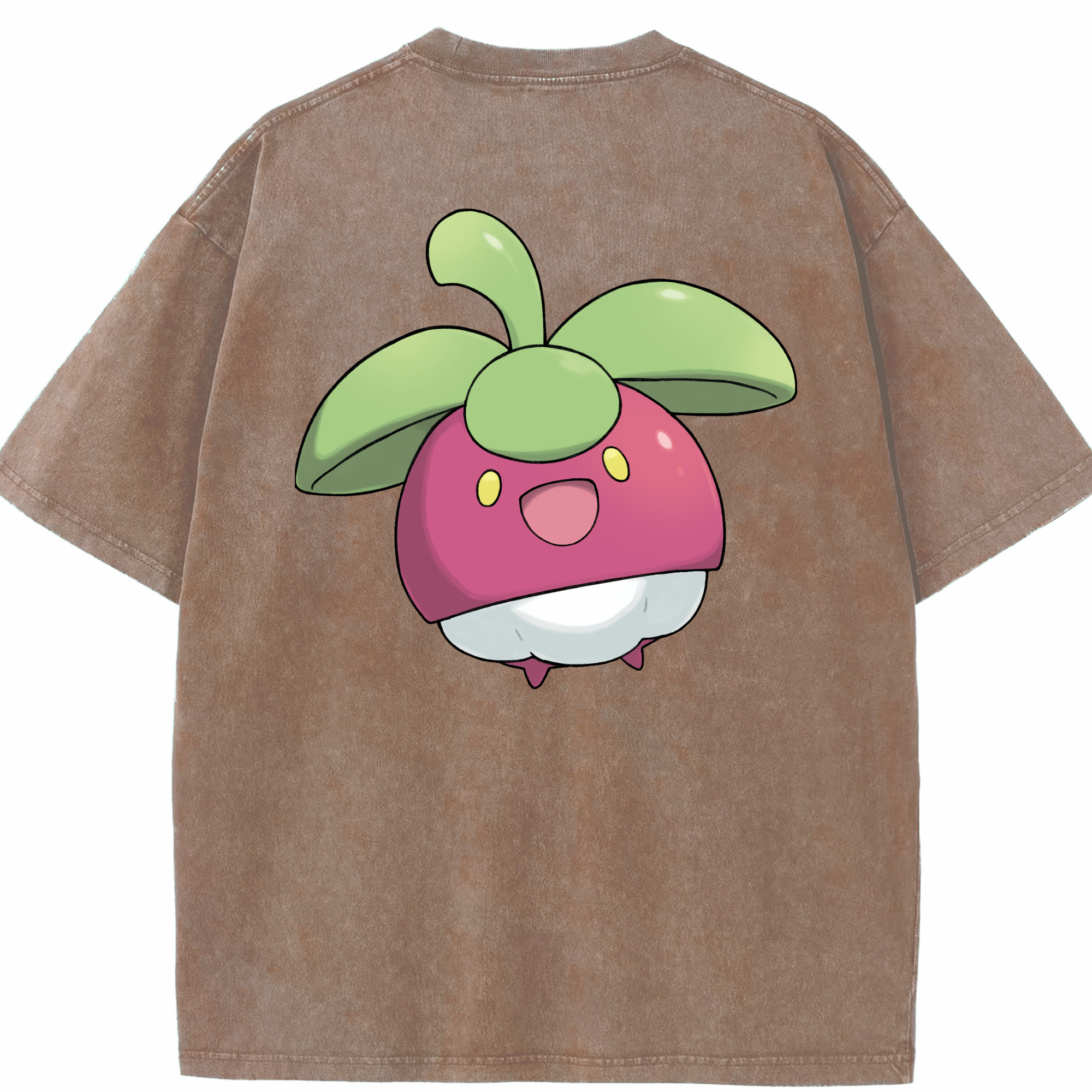 （画像用） ポケットモンスター Pokémon 綿100% ヴィンテージ風 半袖Tシャツ（背面プリント）
