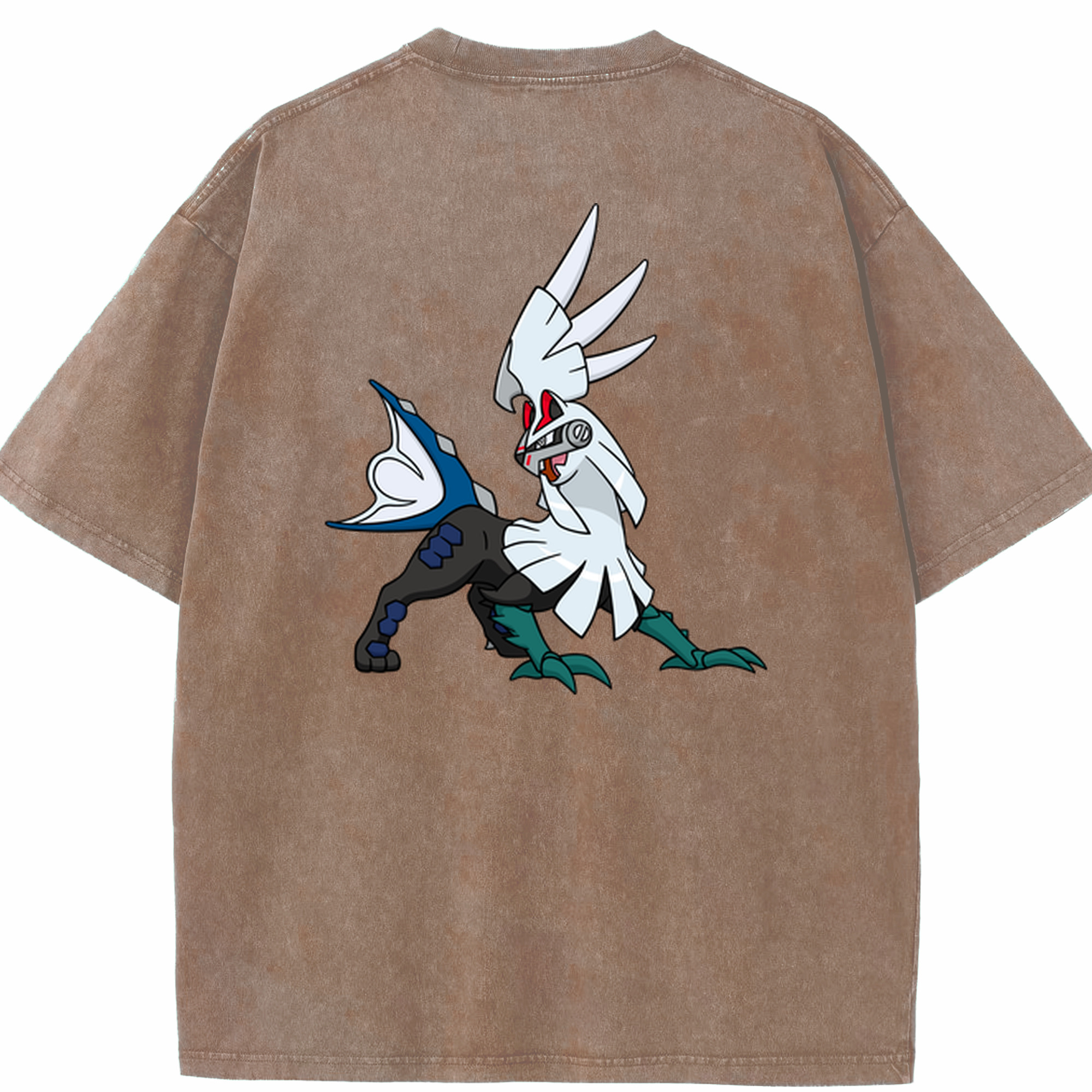 （画像用） ポケットモンスター Pokémon 綿100% ヴィンテージ風 半袖Tシャツ（背面プリント）