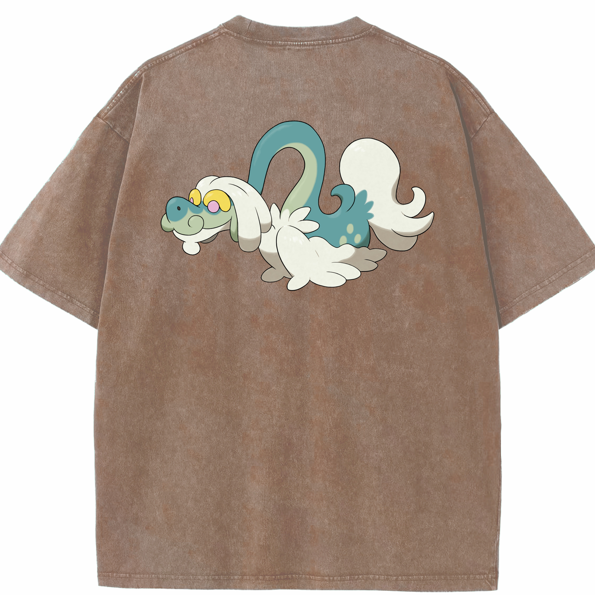 （画像用） ポケットモンスター Pokémon 綿100% ヴィンテージ風 半袖Tシャツ（背面プリント）