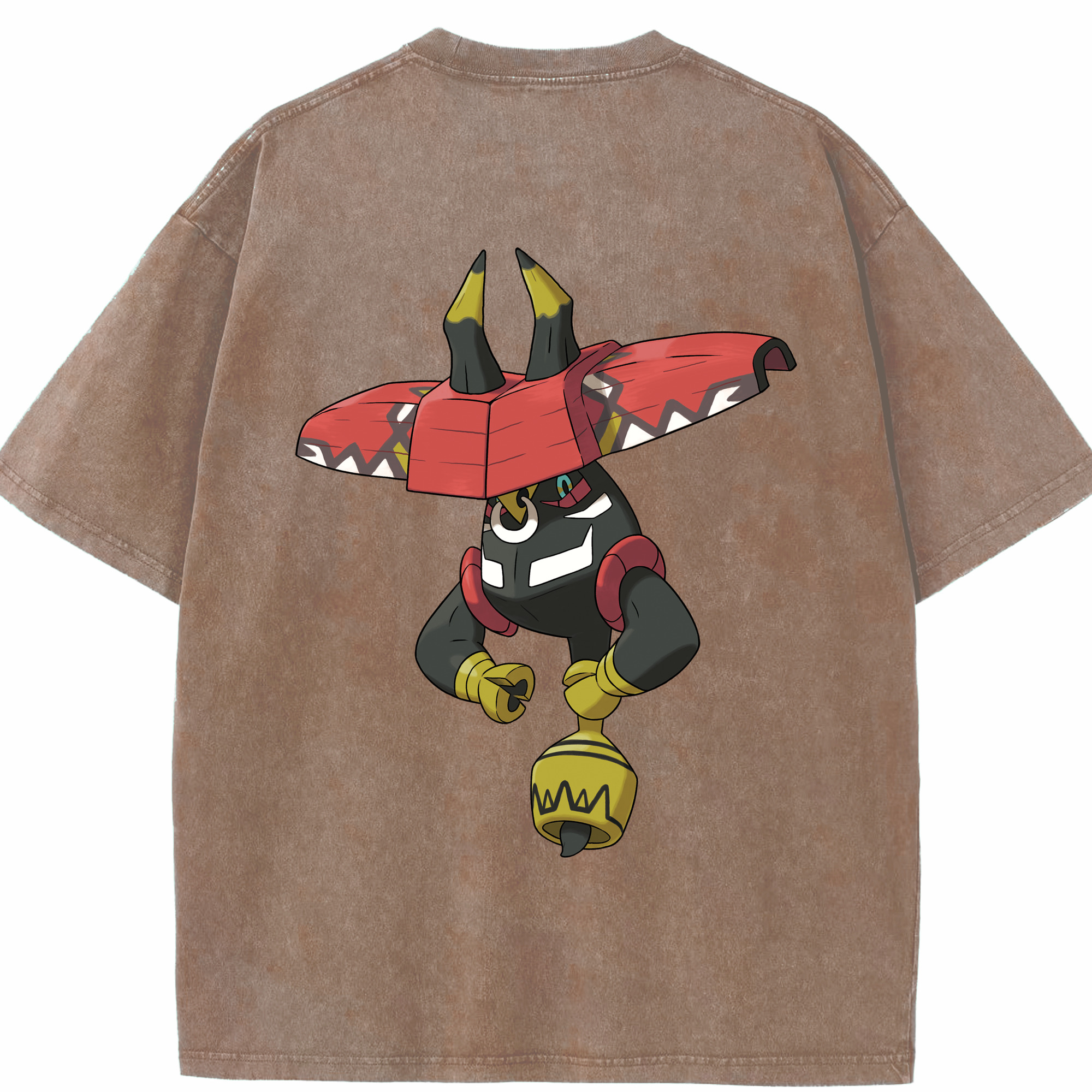 （画像用） ポケットモンスター Pokémon 綿100% ヴィンテージ風 半袖Tシャツ（背面プリント）