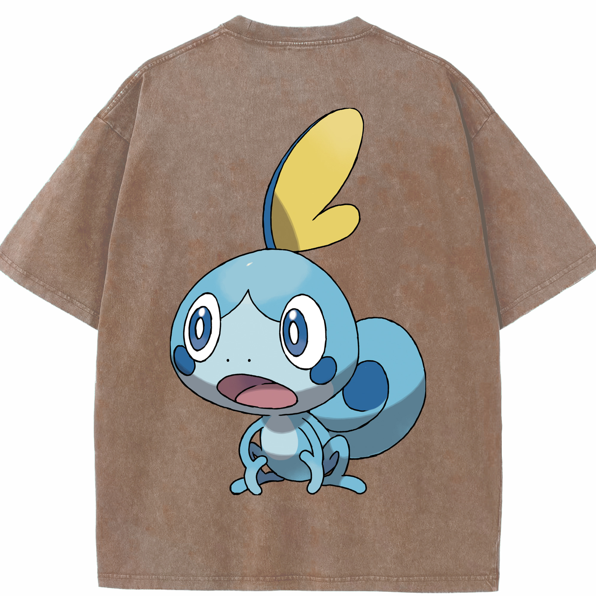 （画像用） ポケットモンスター Pokémon 綿100% ヴィンテージ風 半袖Tシャツ（背面プリント）