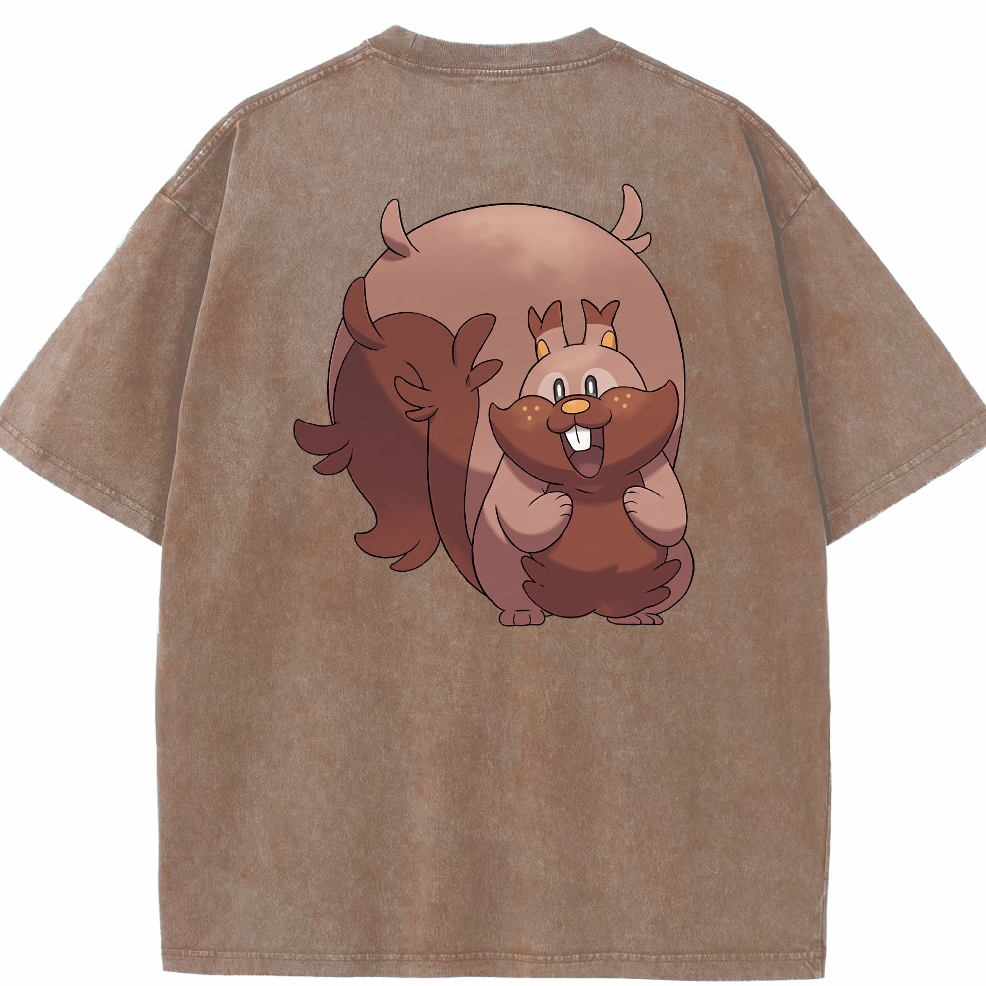 （画像用） ポケットモンスター Pokémon 綿100% ヴィンテージ風 半袖Tシャツ（背面プリント）