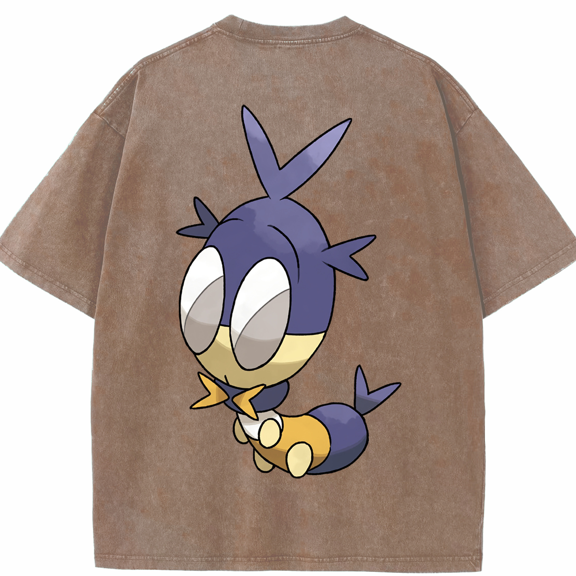 （画像用） ポケットモンスター Pokémon 綿100% ヴィンテージ風 半袖Tシャツ（背面プリント）